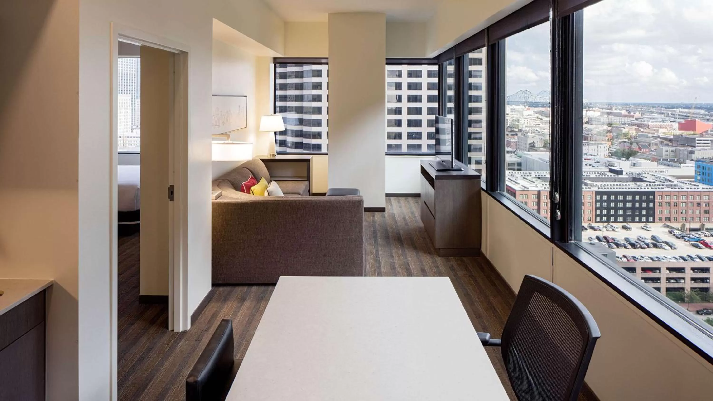 Photo of the whole room, Bed in Hyatt House New Orleans Downtown