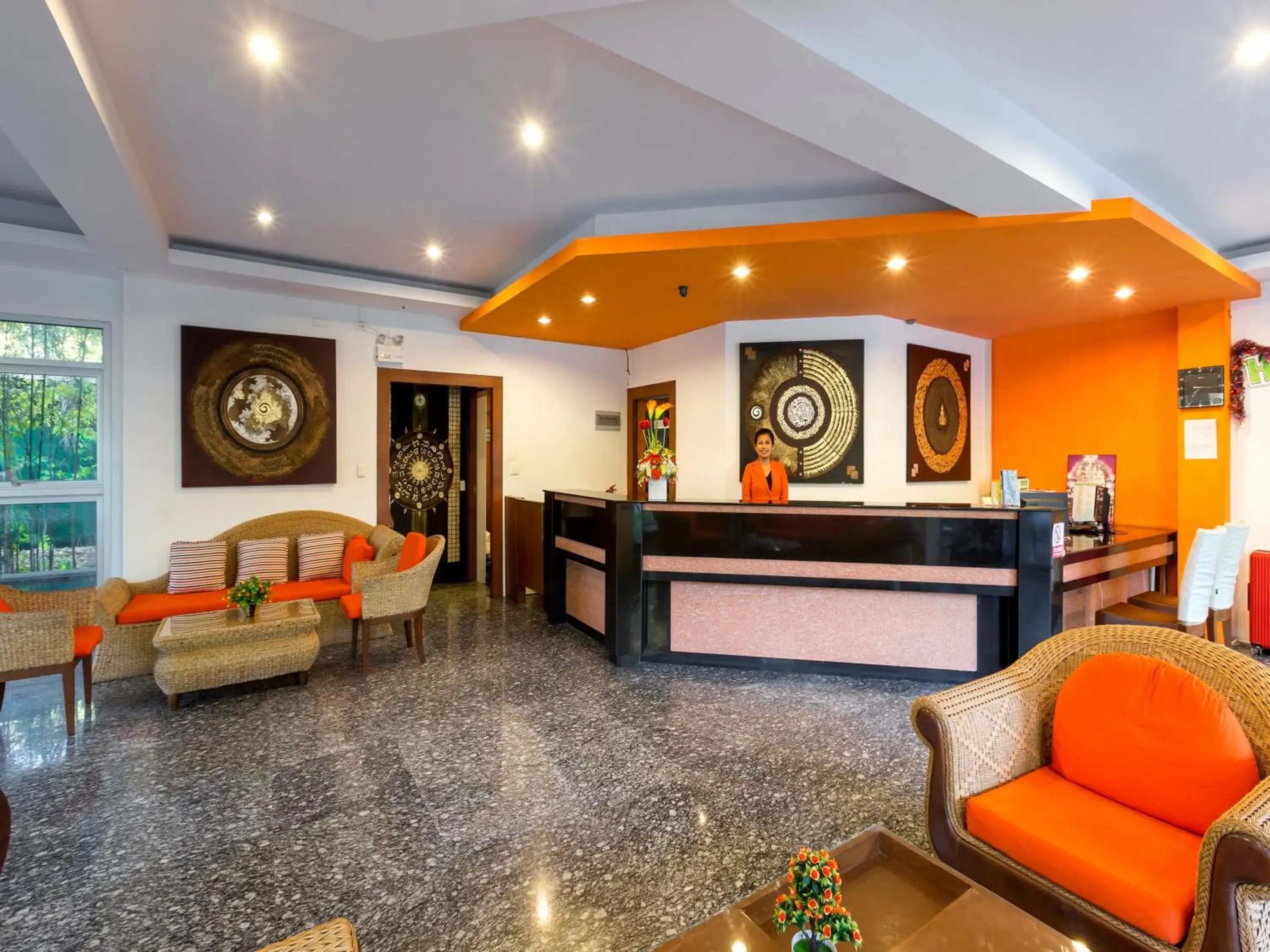 Lobby or reception in Phuket Sea Resort SHA Extra Plus Lobby or reception in Phuket Sea Resort SHA Extra Plus