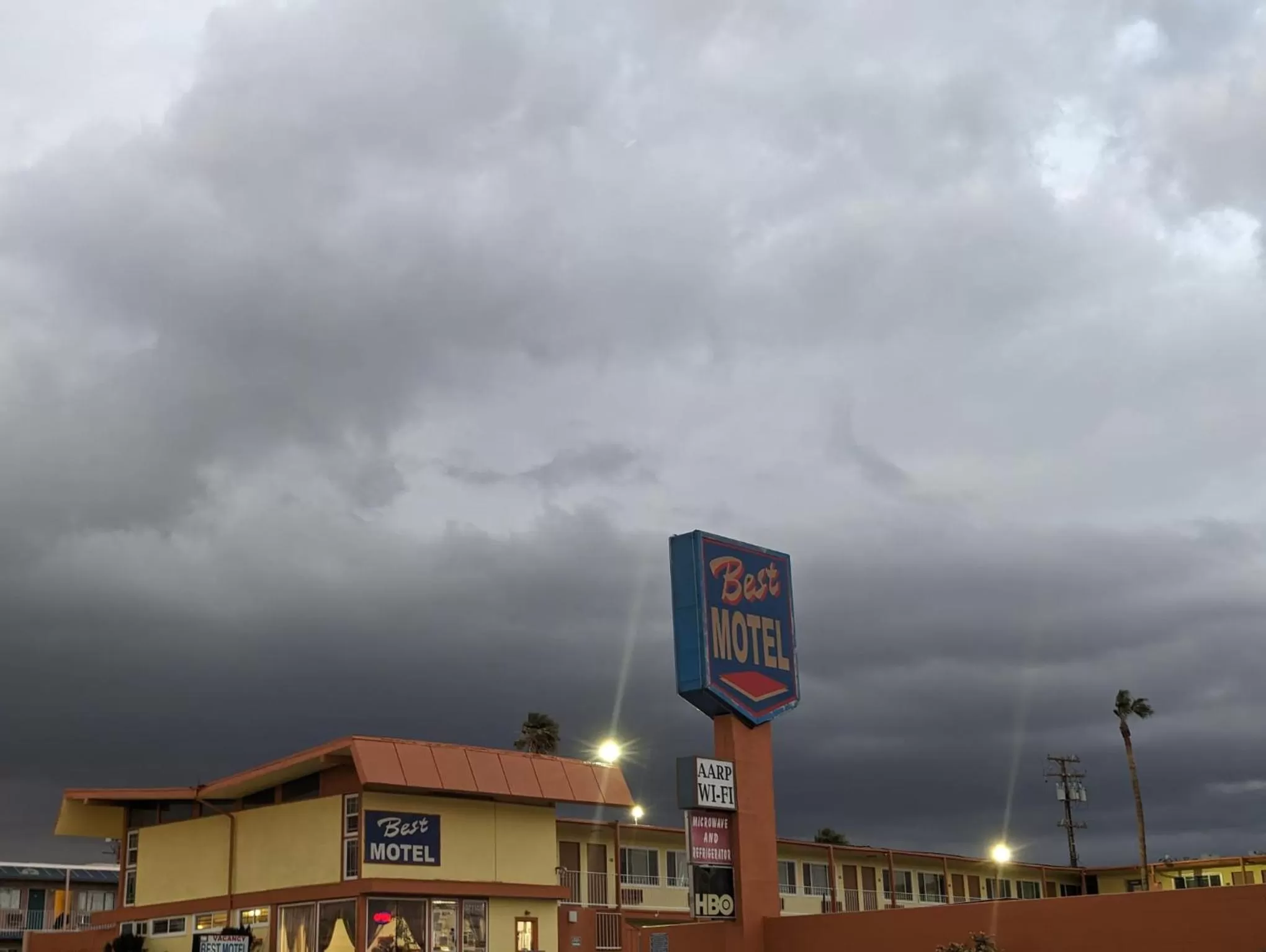 Property building in BEST MOTEL on Historic Route 66, Barstow