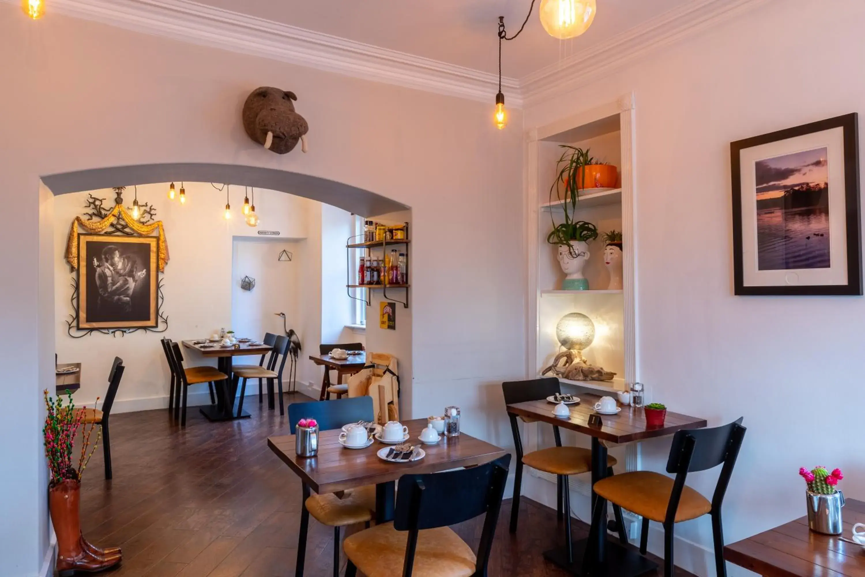 Dining area, Restaurant/Places to Eat in Holly Lodge Guest House with FREE off site health club