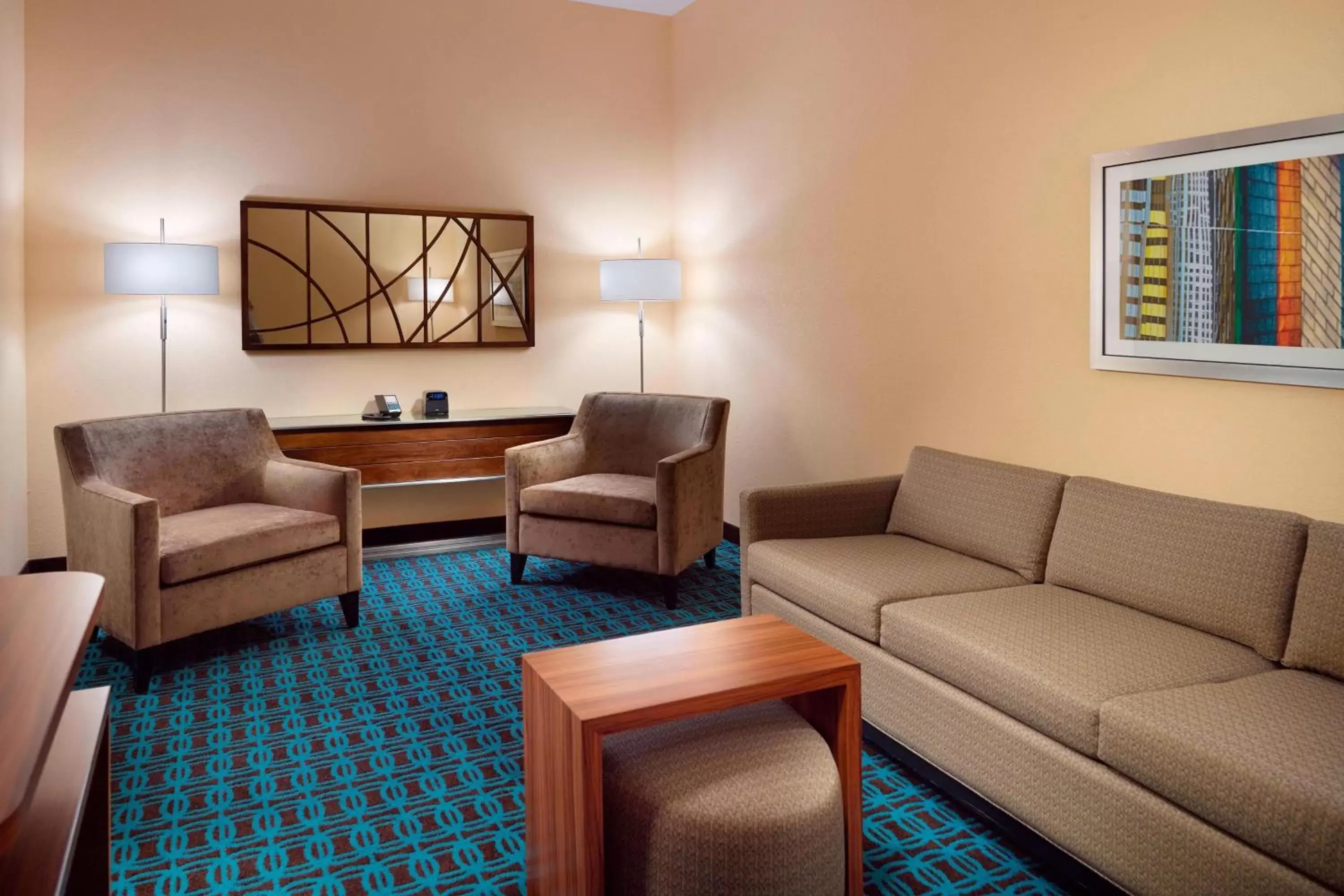 Living room, Seating Area in Fairfield Inn & Suites by Marriott Hendersonville Flat Rock