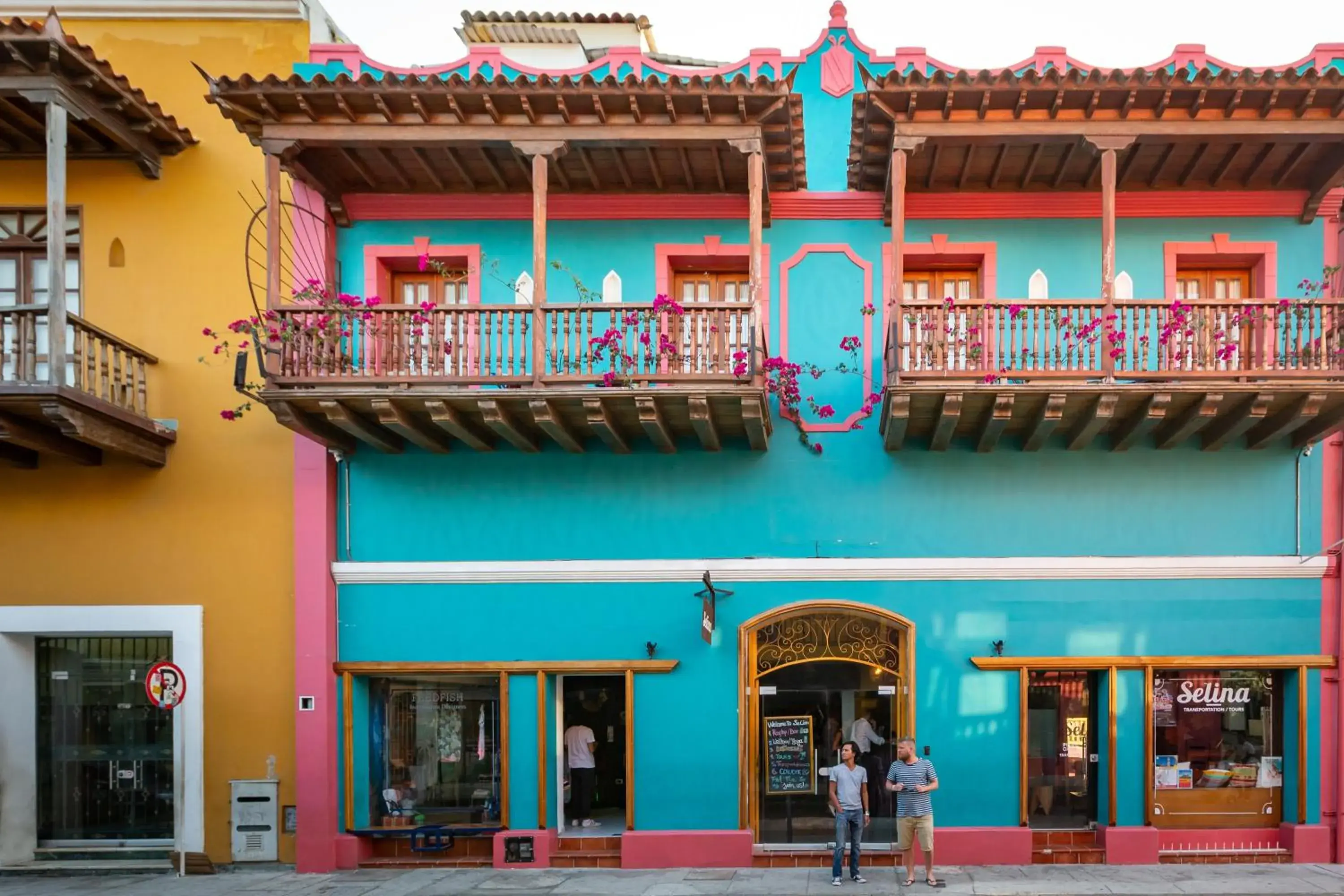 Facade/entrance in Selina Cartagena