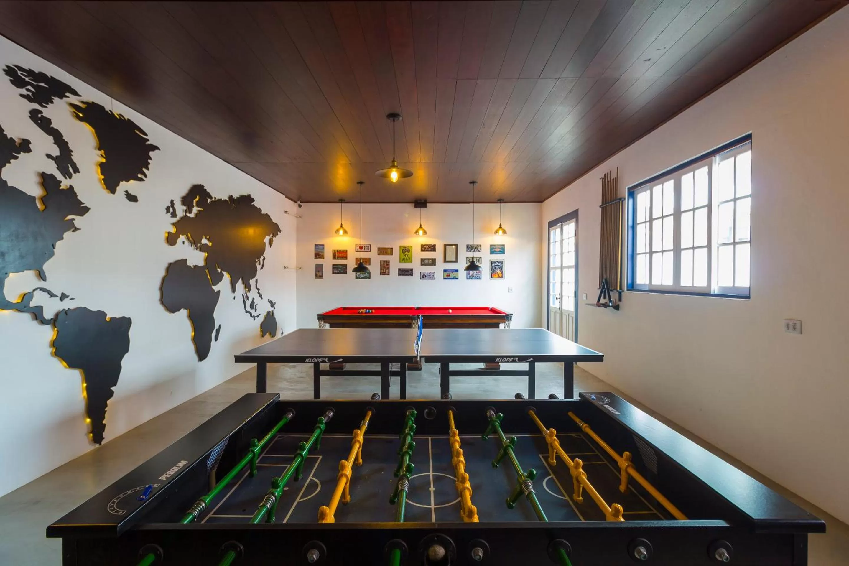 Game Room in Pousada Aconchego