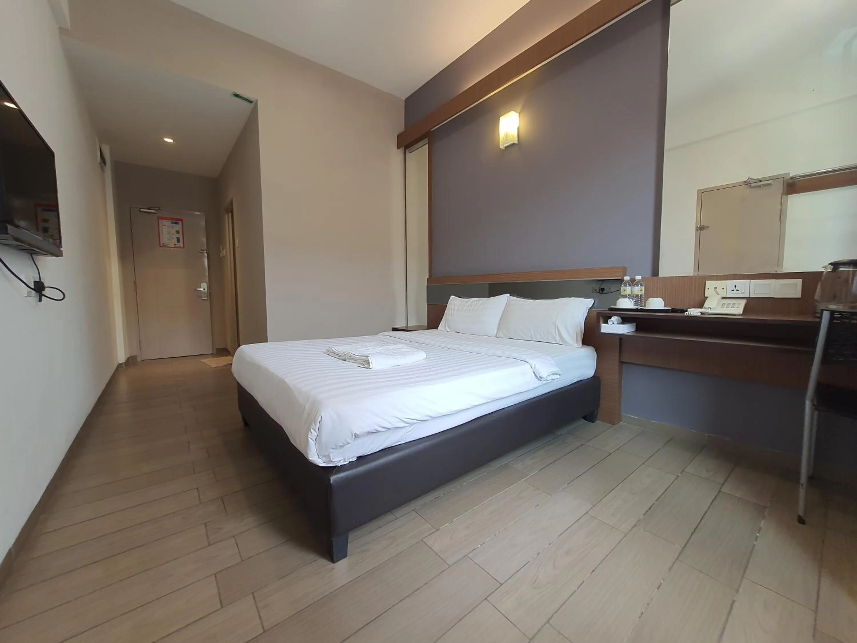 Bed in Hotel Golden View Nilai