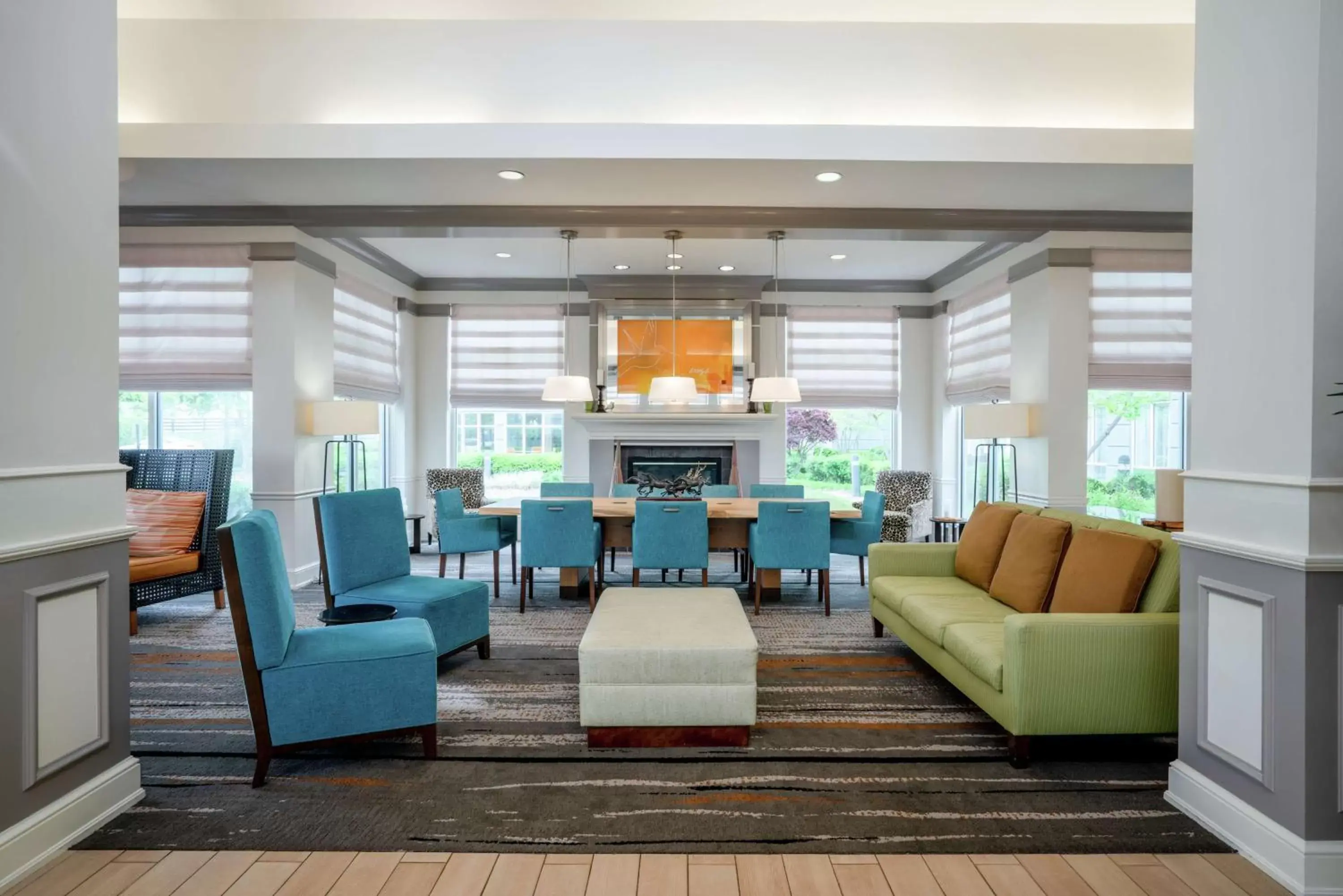 Lobby or reception in Hilton Garden Inn Louisville East