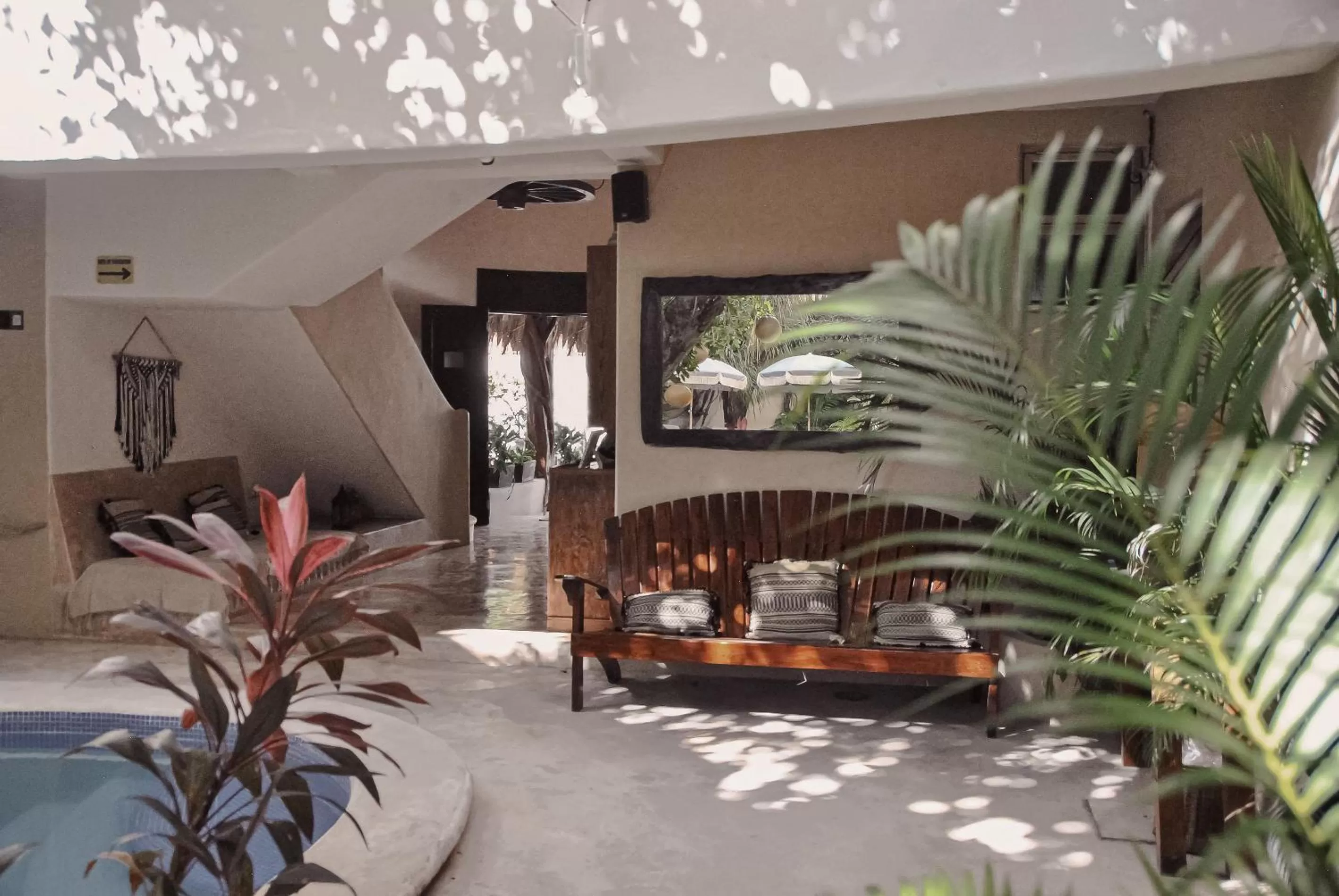 Garden in Boutique Hotel Posada 06 Tulum