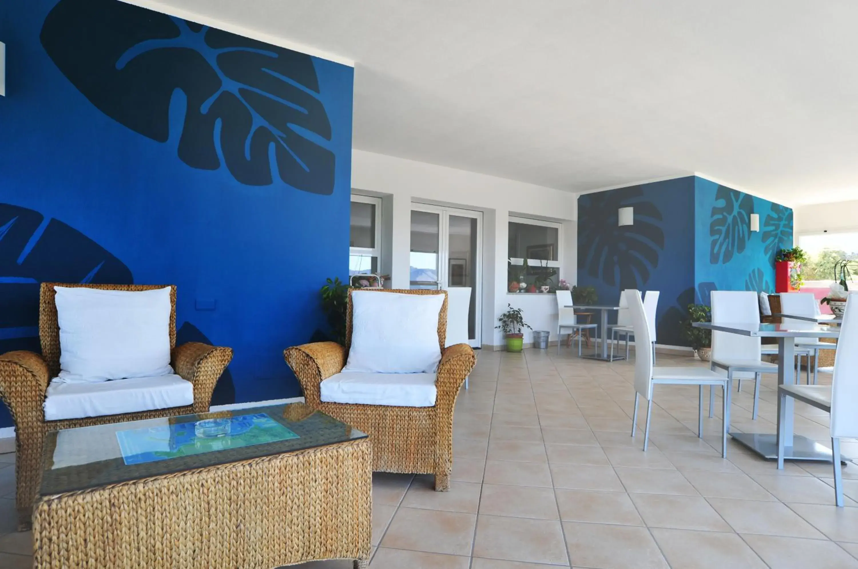 Communal lounge/ TV room in Hotel Stella Marina