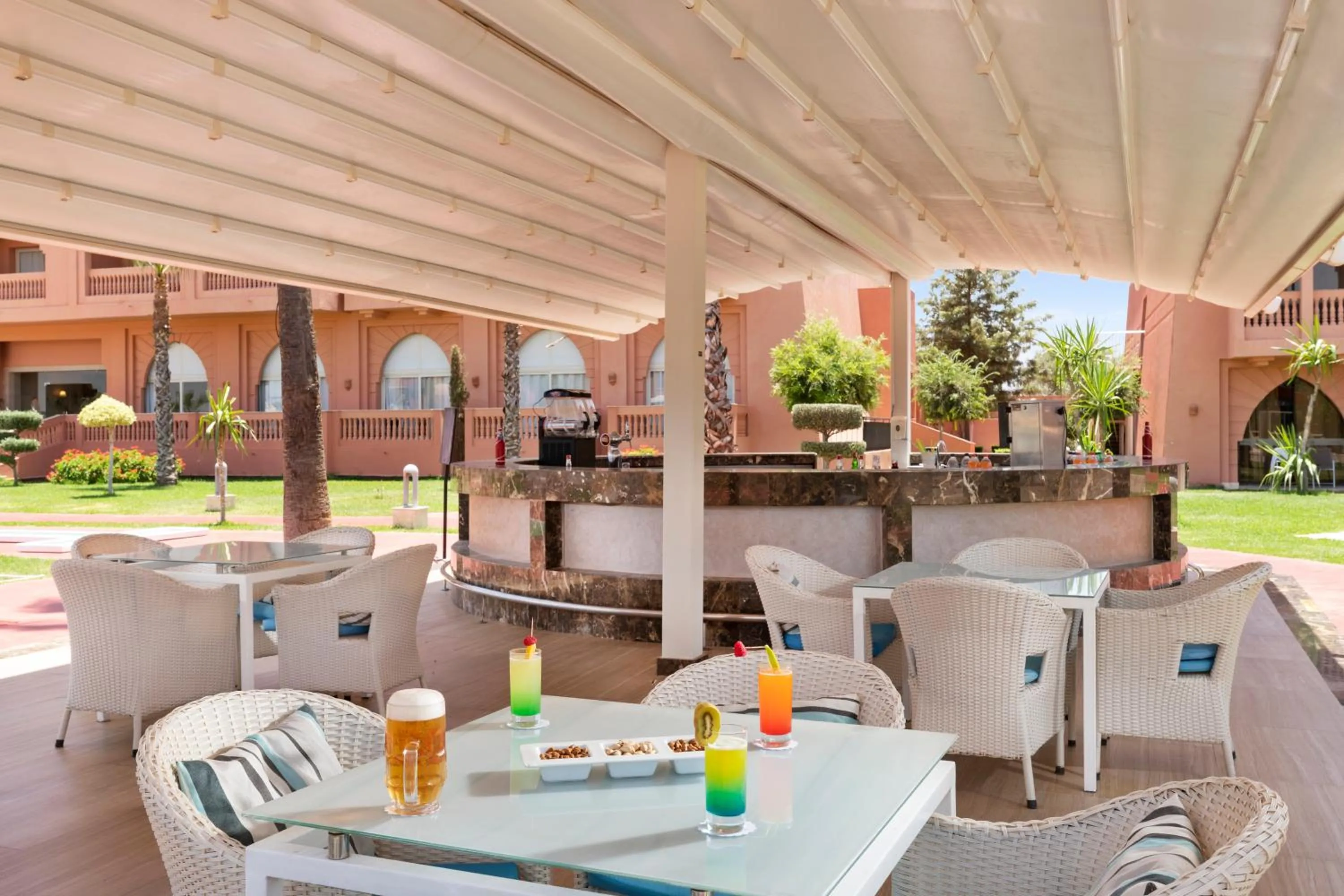 Patio in Pickalbatros Aqua Fun Club All Inclusive