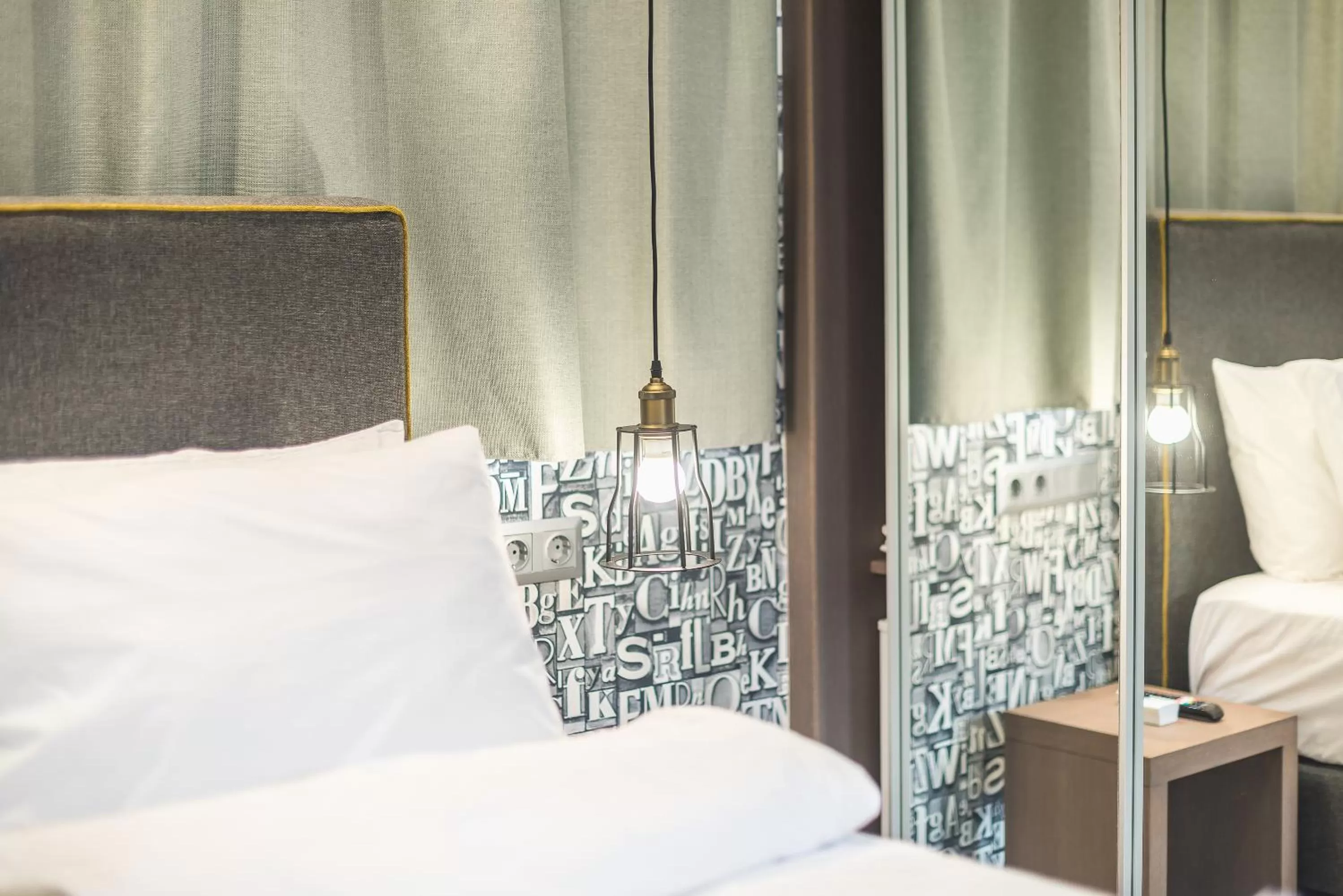 Bed in Athens Lights