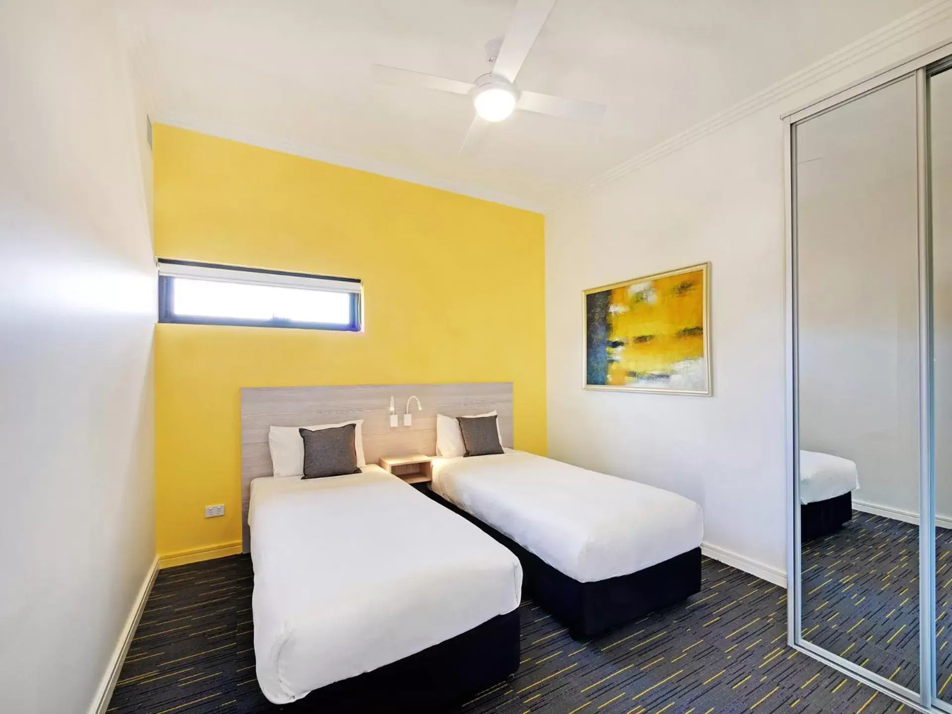 Bedroom, Bed in Value Suites Penrith Bedroom, Bed in Value Suites Penrith