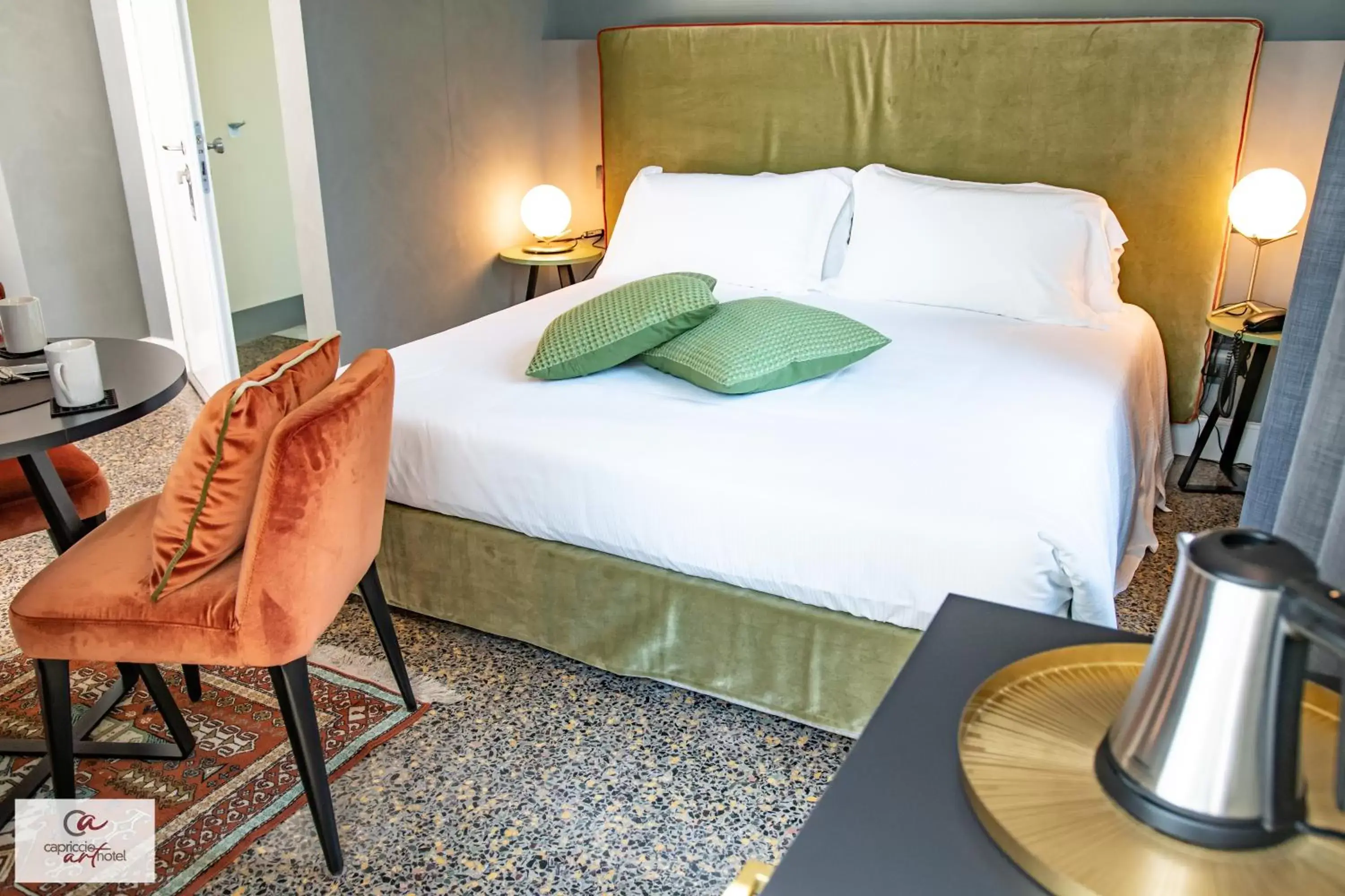 Bedroom, Bed in Capriccio Art Hotel