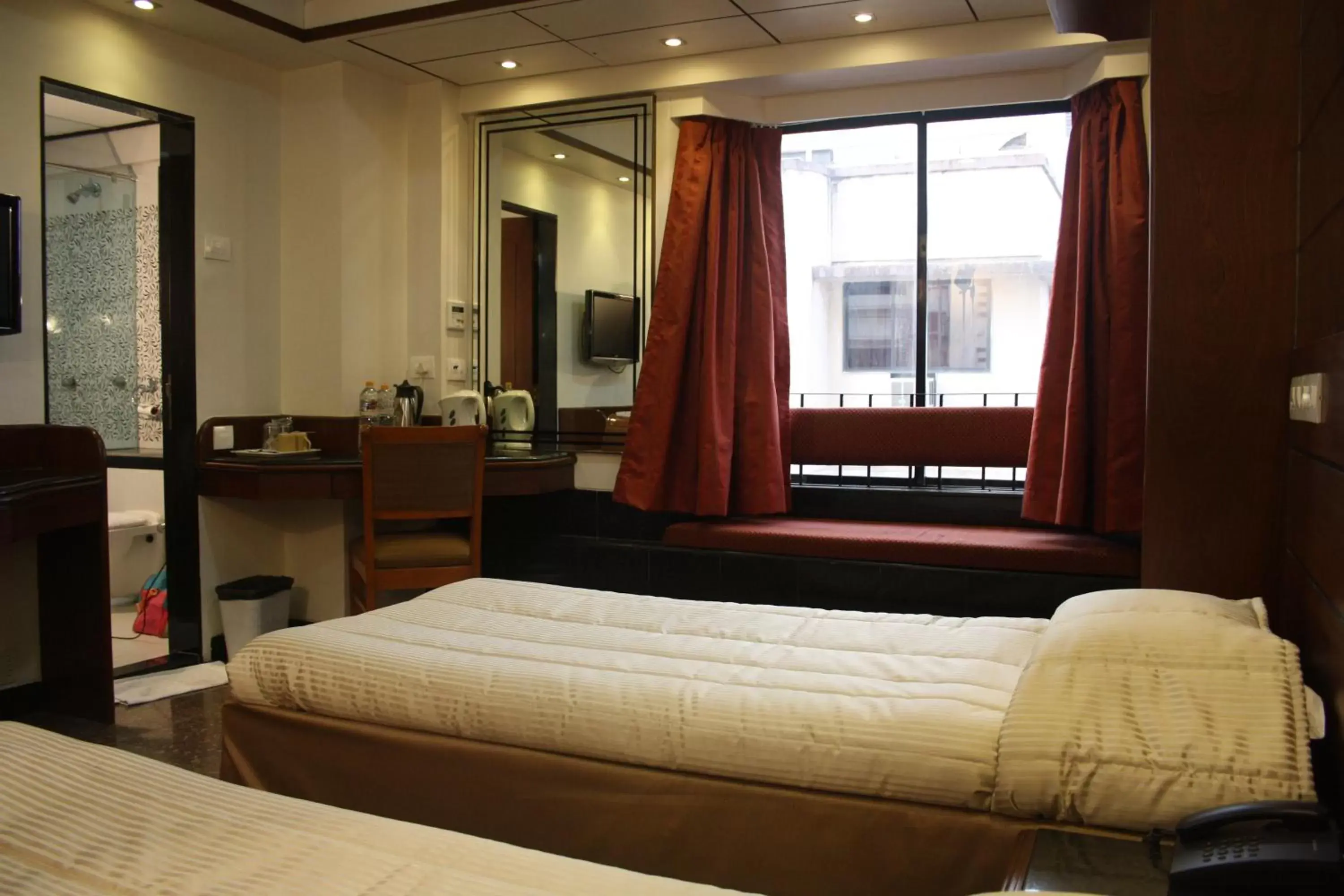 Photo of the whole room, Bed in Hotel Karl Residency
