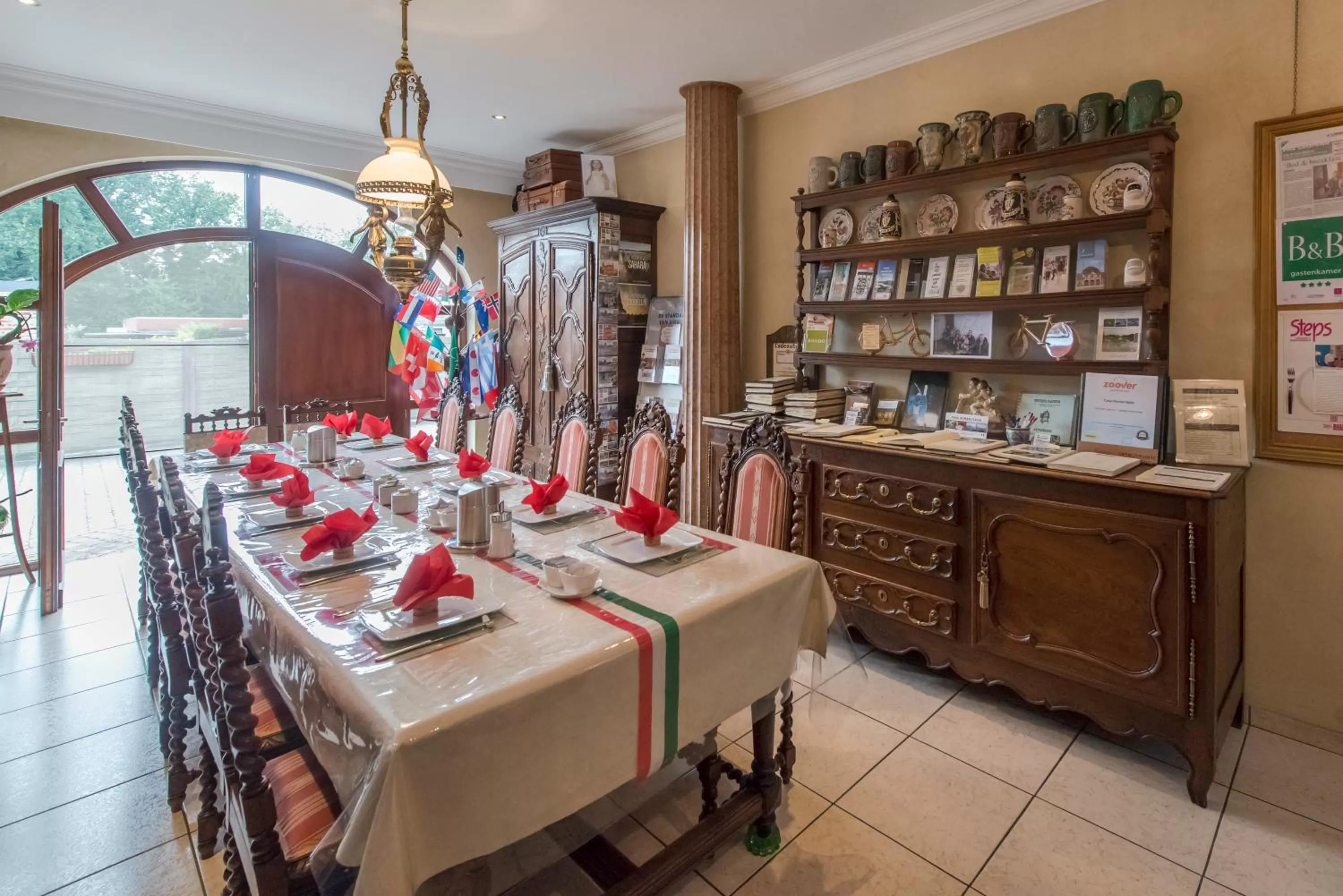 Area and facilities in B&B Casa Roman & Vakantiewoning voor 1 pers tot max 32 personen