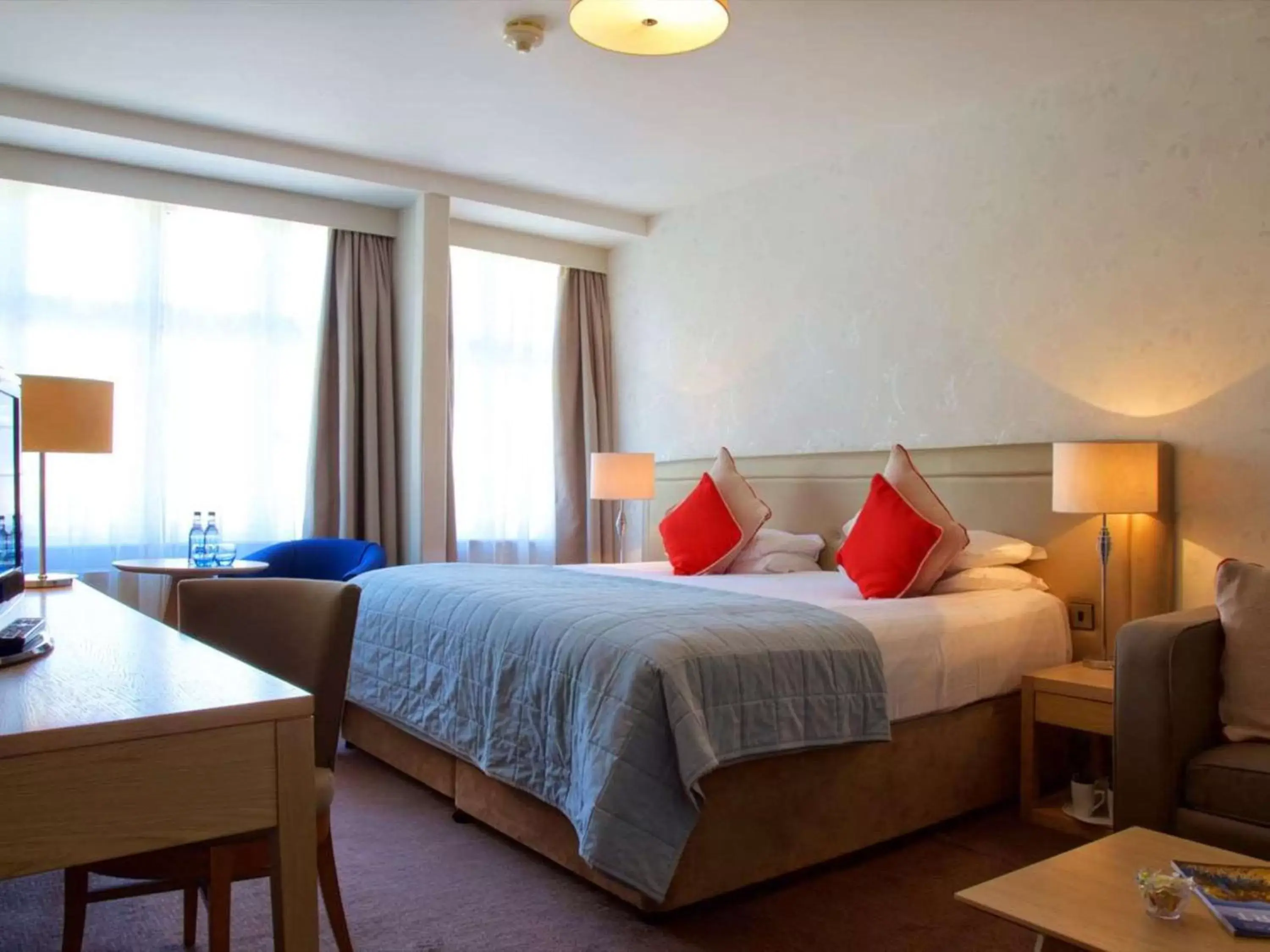 Photo of the whole room, Bed in Bournemouth East Cliff Hotel, Sure Hotel Collection by BW