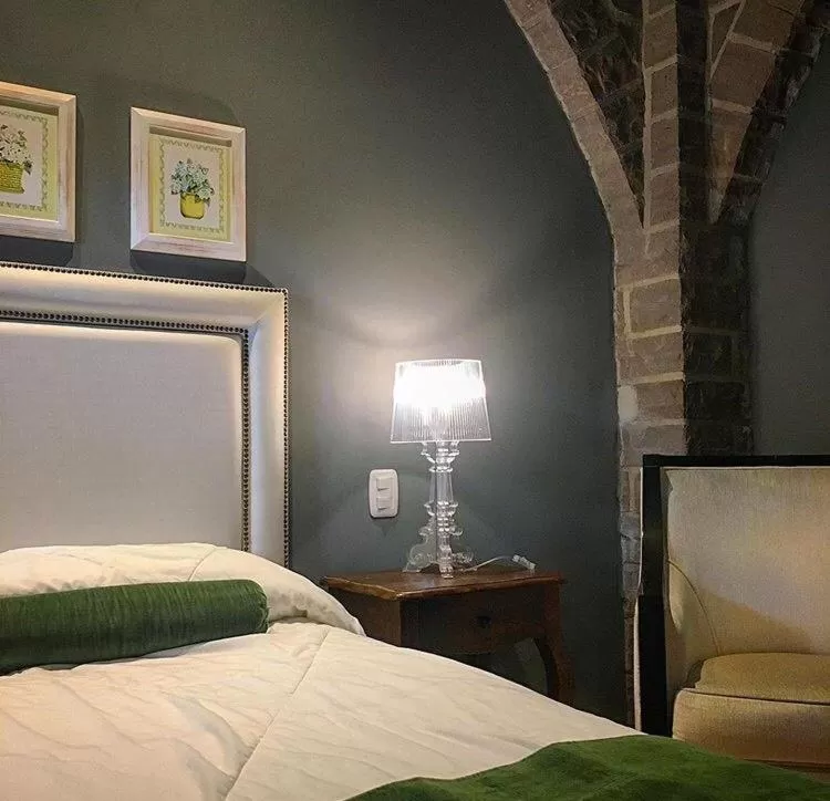 Decorative detail, Bed in Pousada Castello Benvenutti