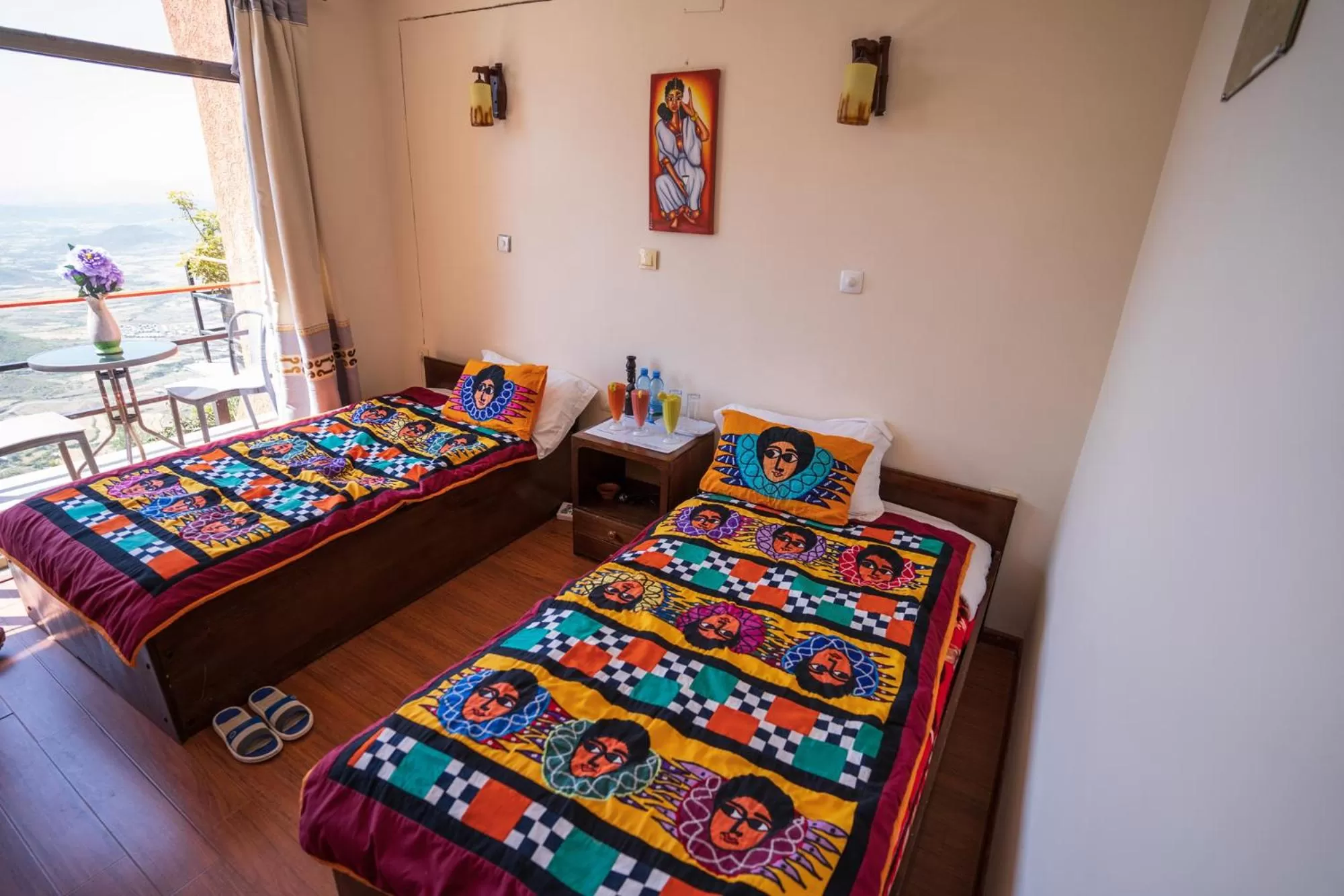 Bedroom, Bed in Panoramic View Hotel