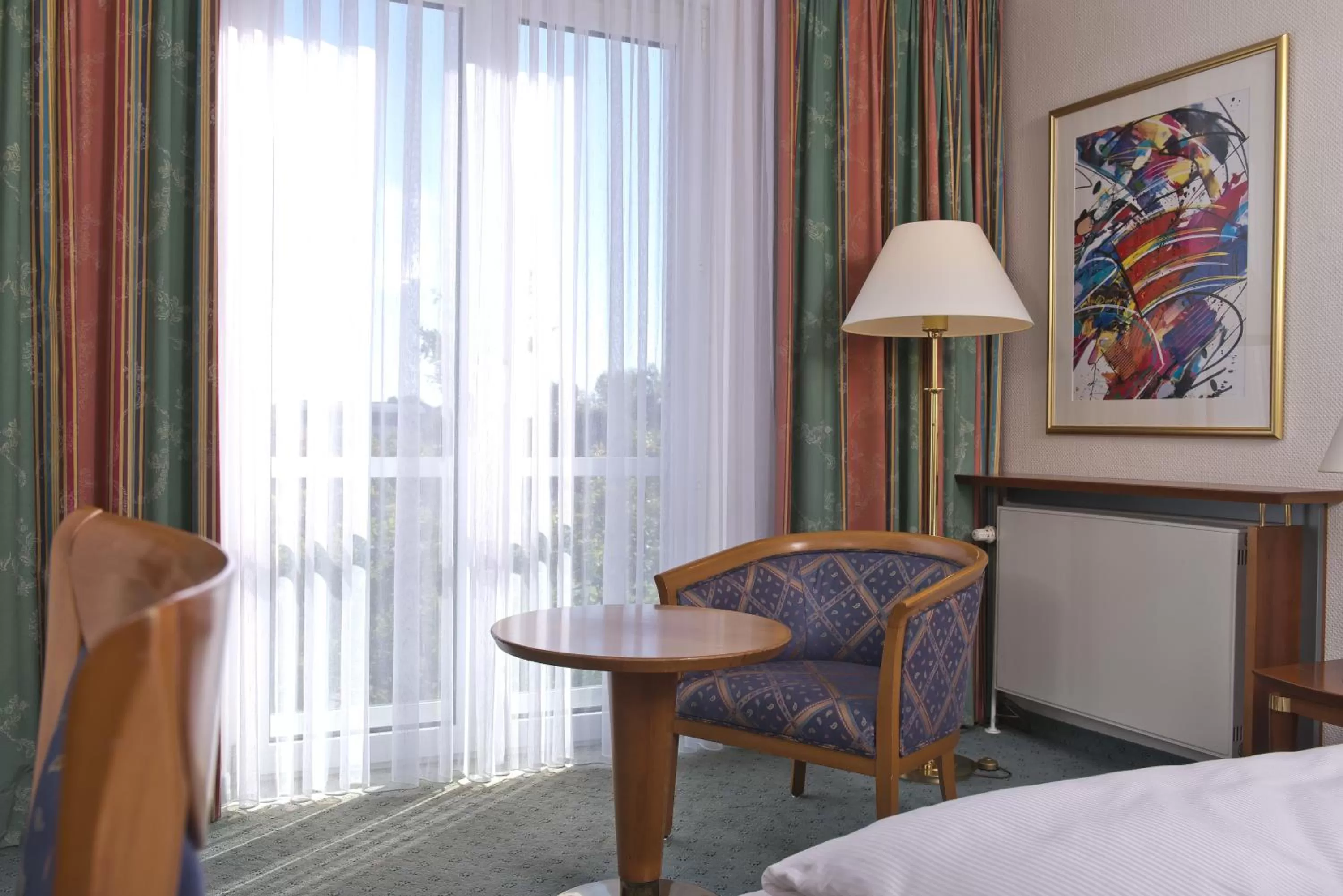 Decorative detail, Bed in Congress Hotel Weimar by Mercure