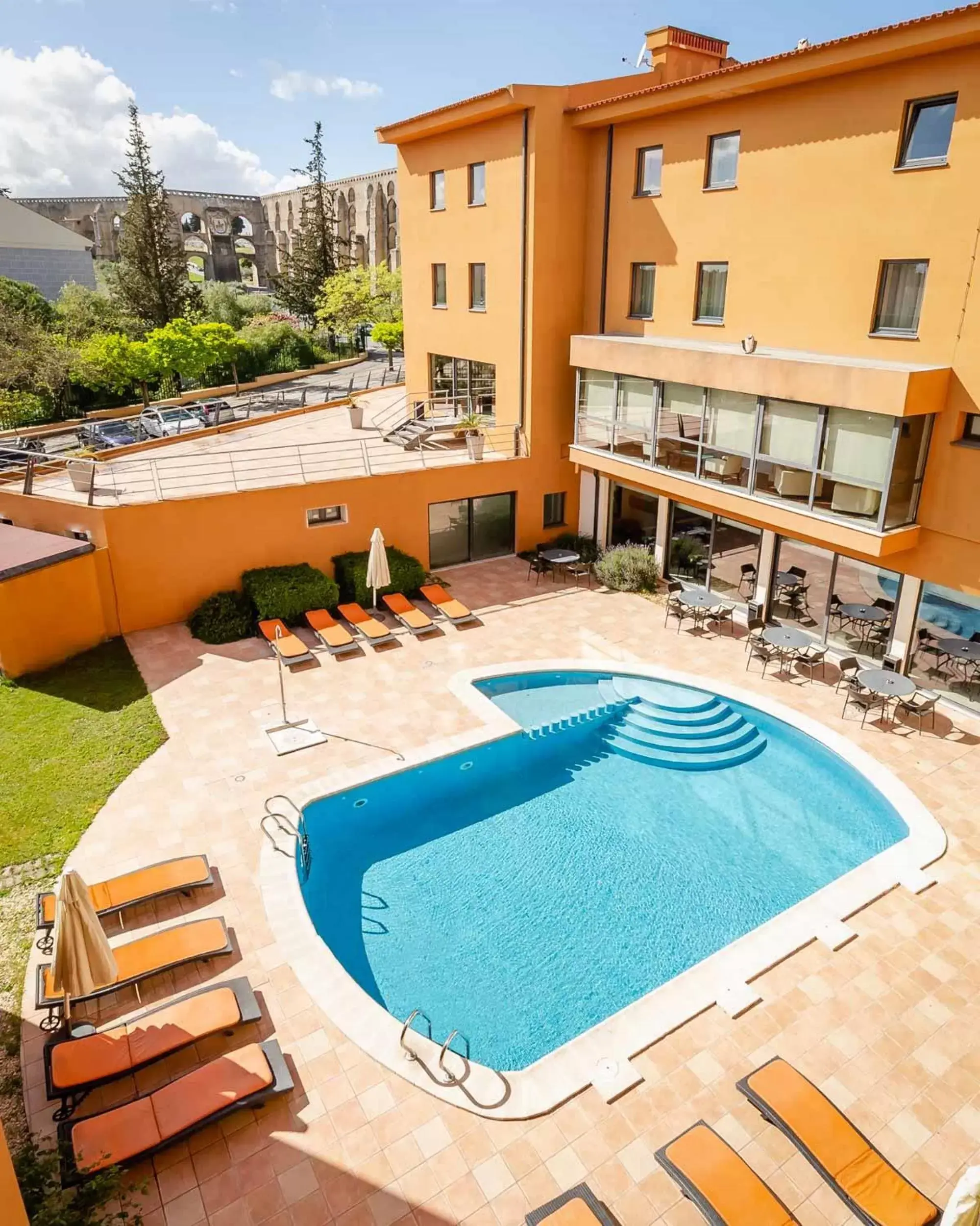 Pool View in Hotel D. Luis - Elvas