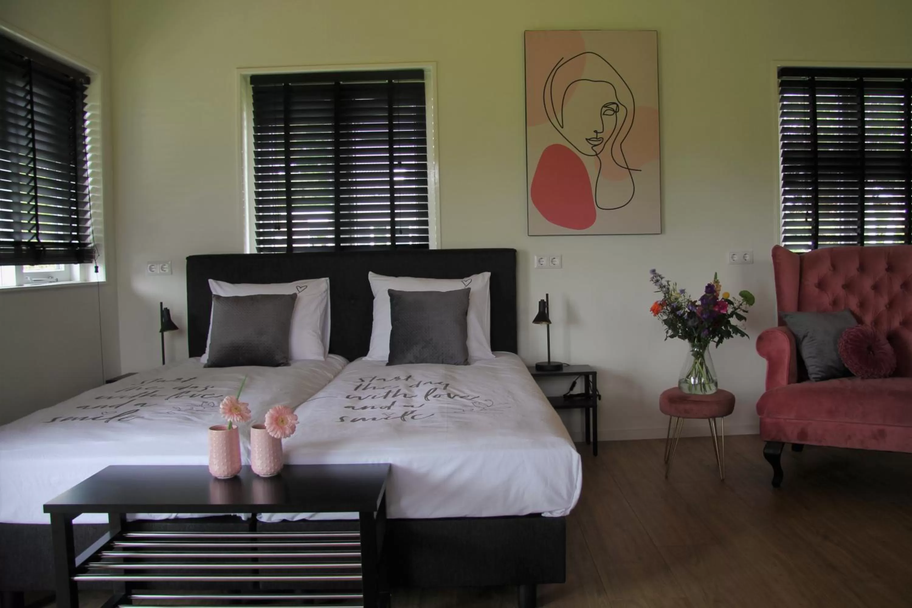 Bedroom, Bed in Bed & Breakfast Bij de Wilg