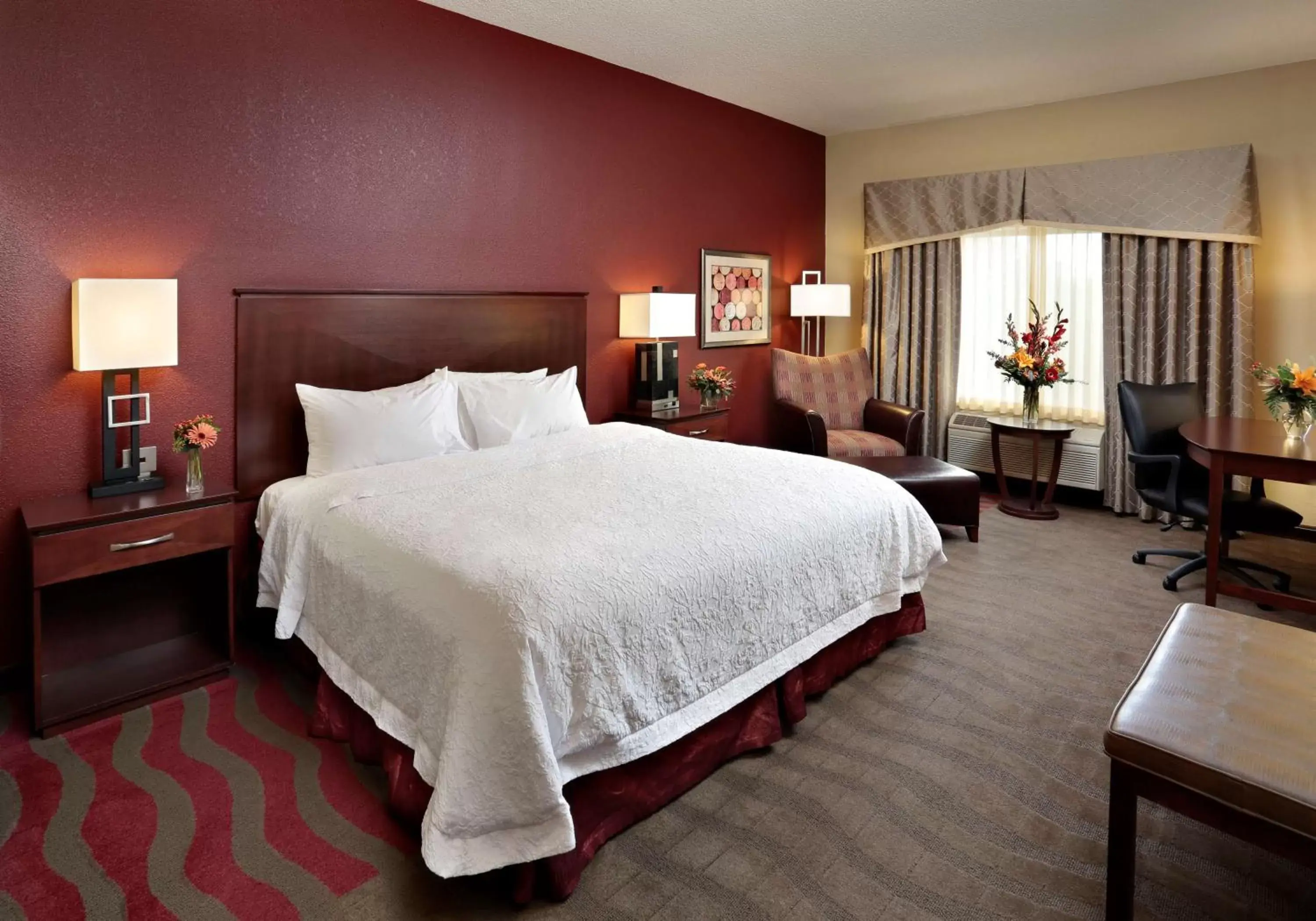 Bed in Hampton Inn & Suites Paso Robles