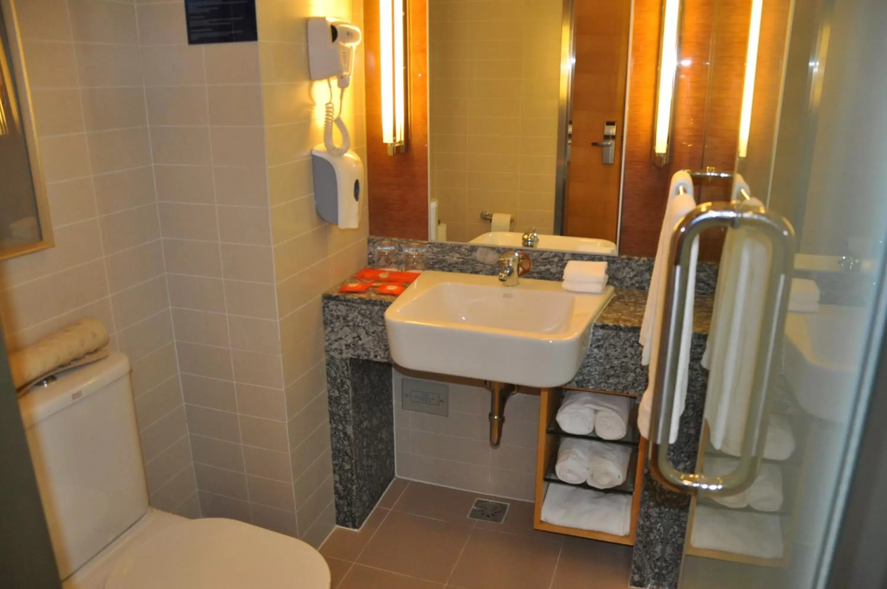Bathroom in Holiday Inn Express Beijing Dongzhimen, an IHG Hotel