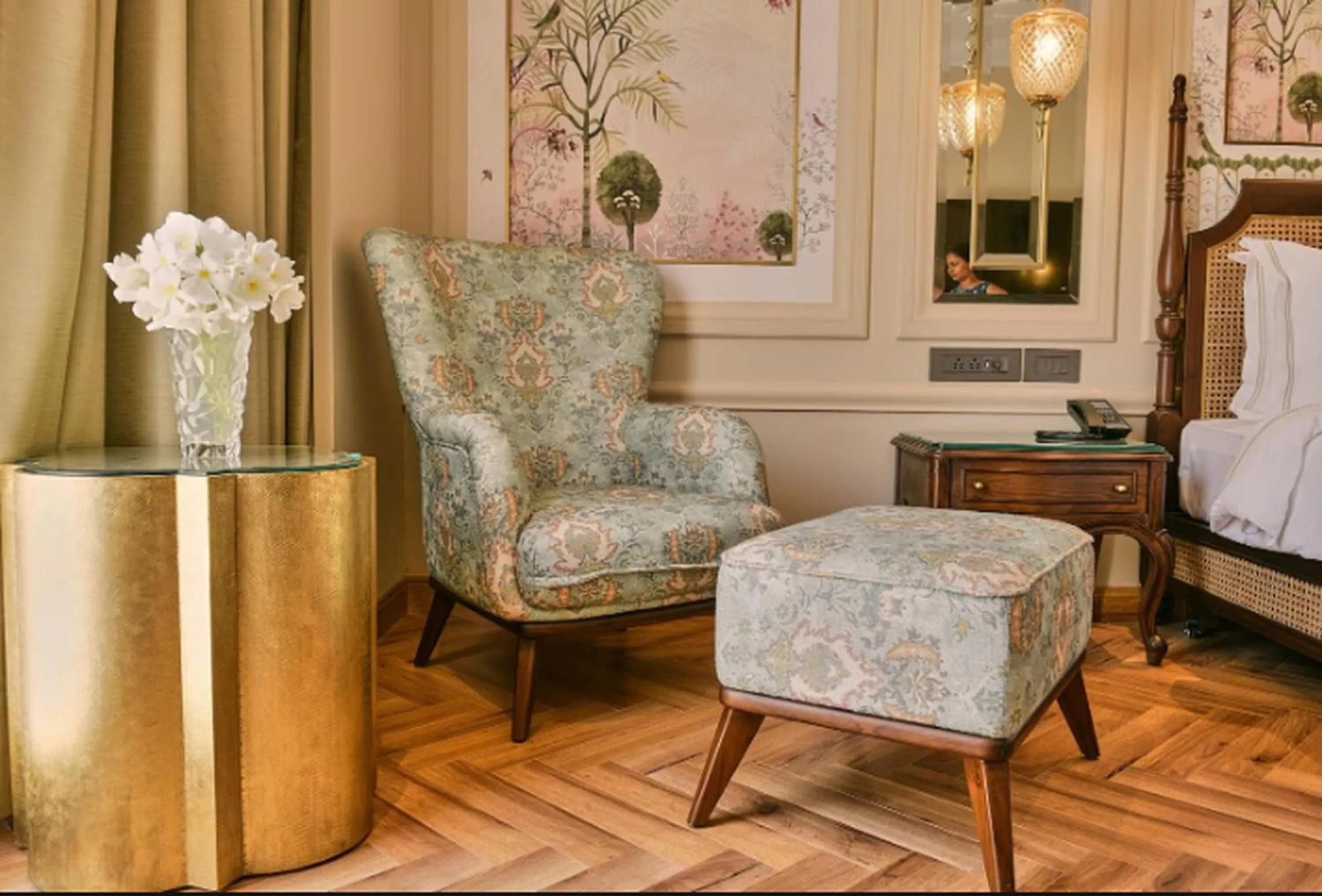 Seating area in Fort Rajwada,Jaisalmer