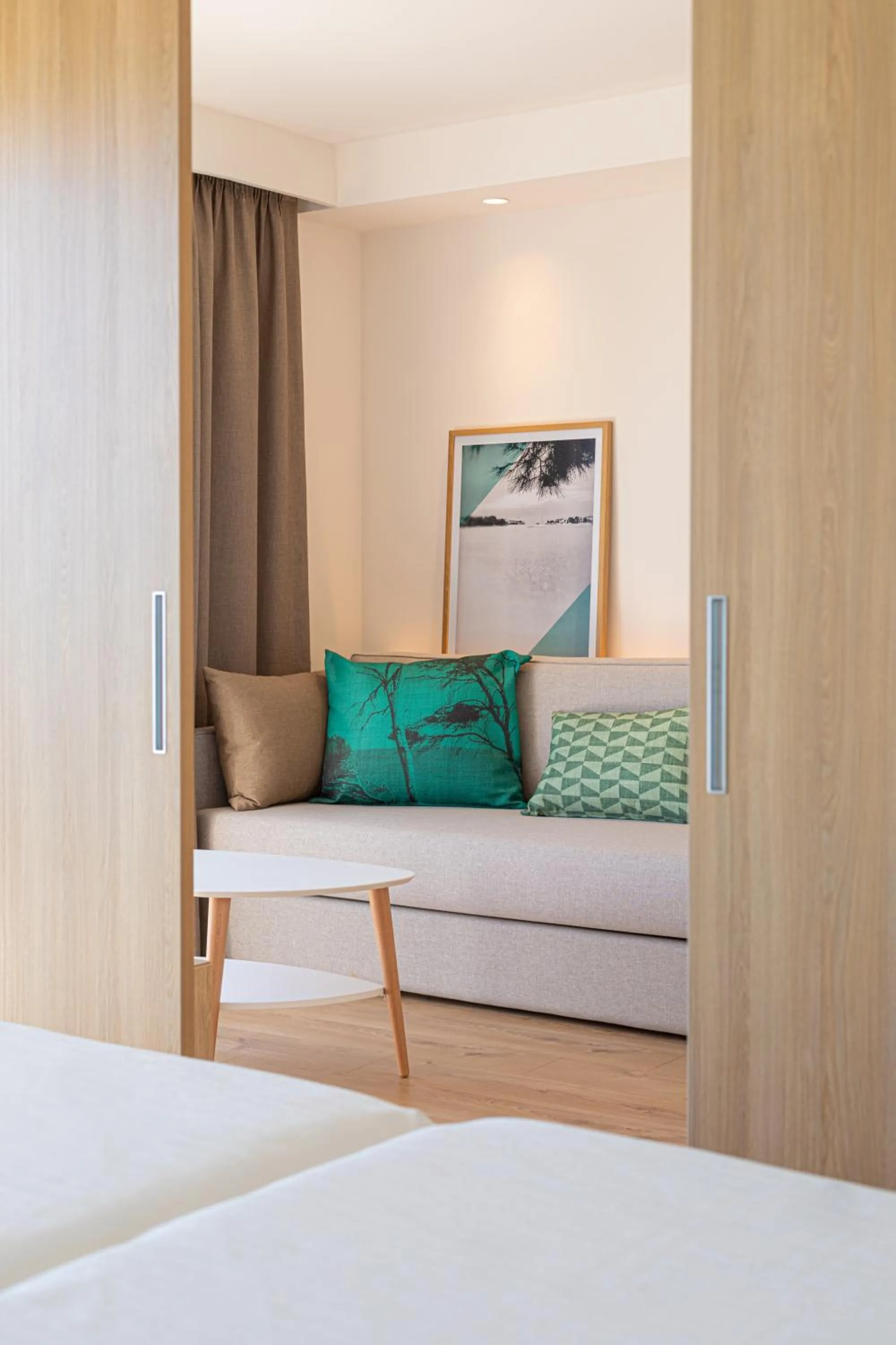 Living room, Bed in JS Portocolom Suites