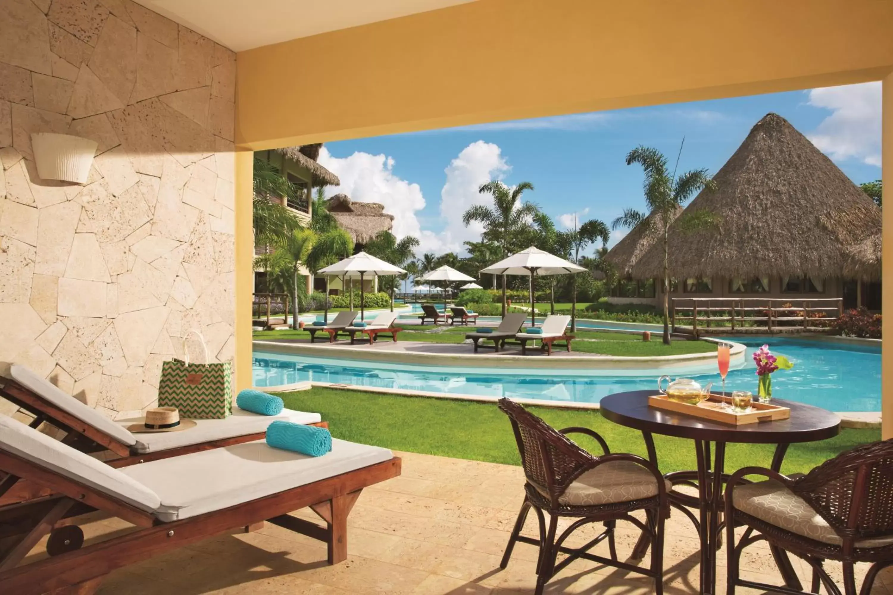 Balcony/Terrace, Swimming Pool in Zoëtry Agua Punta Cana, Punta Cana, Dominican Republic