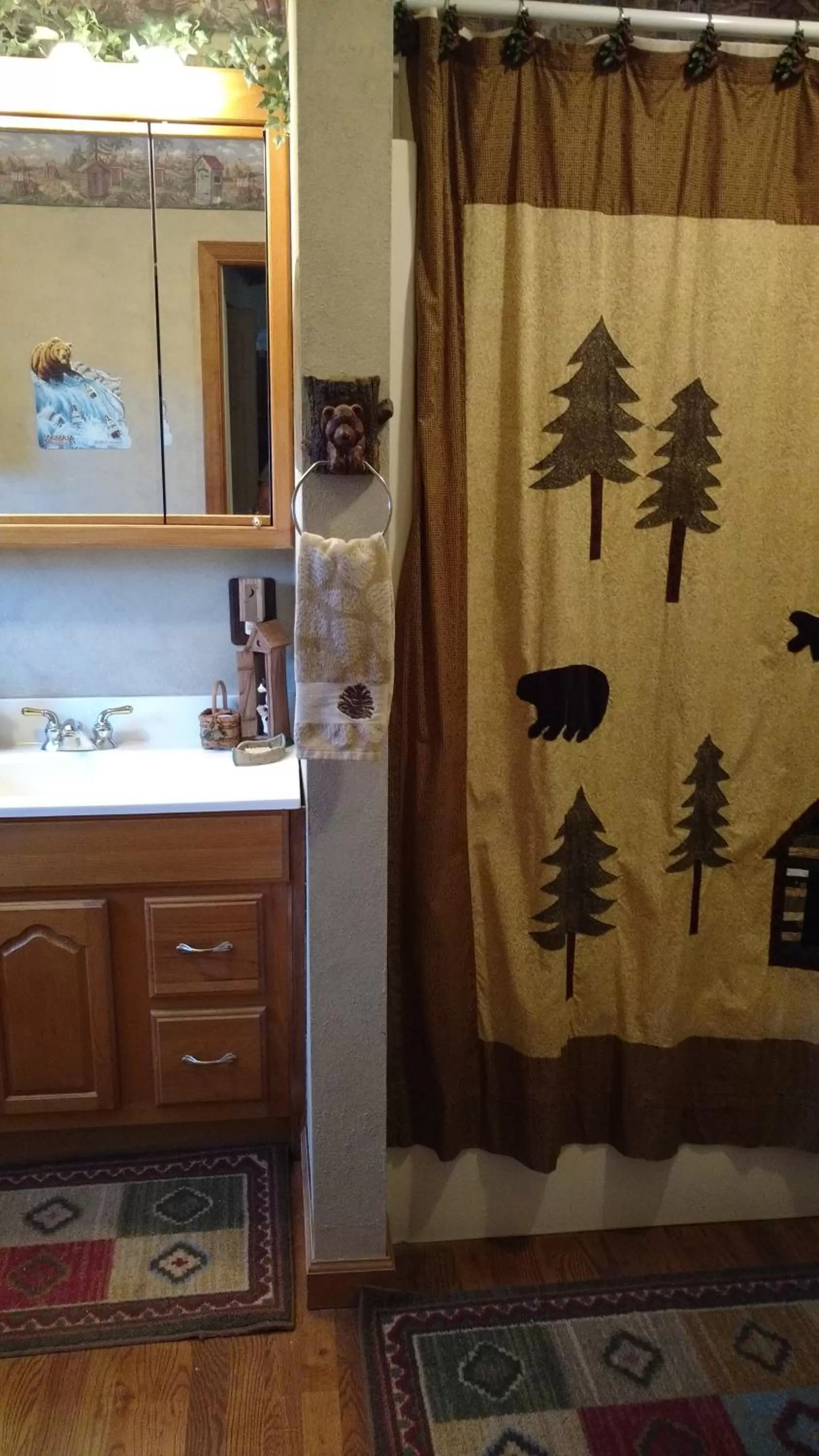 Bathroom in Wolf Creek Farm B&B and Motorcycle Manor at Wolf Creek Farm, LLC