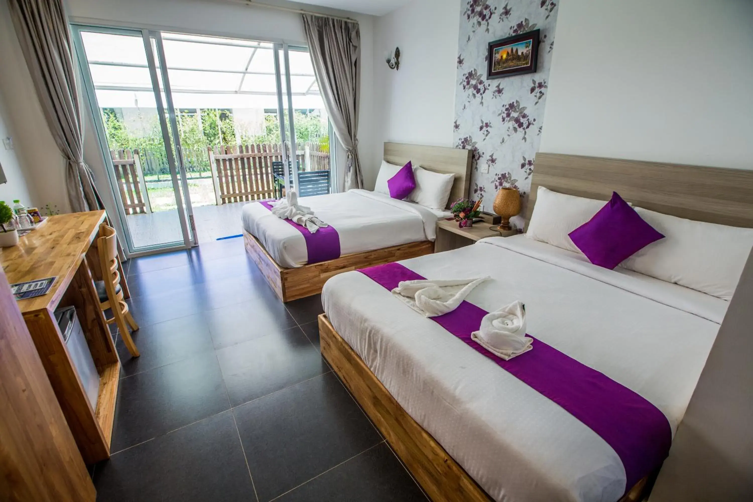 Garden view, Bed in Good Time Resort Garden view, Bed in Good Time Resort