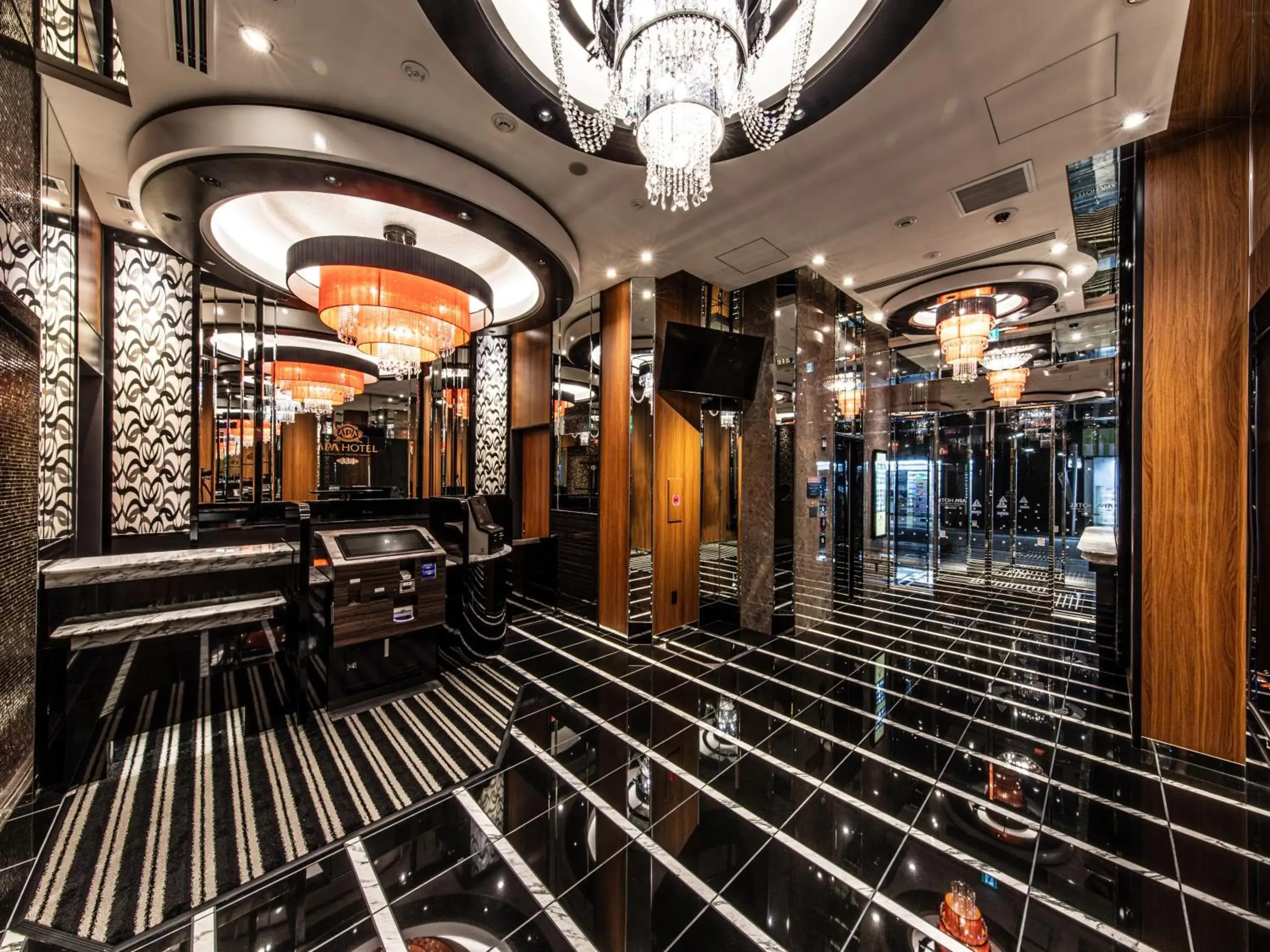 Lobby or reception in APA Hotel Shinagawa Togoshi Ekimae Lobby or reception in APA Hotel Shinagawa Togoshi Ekimae