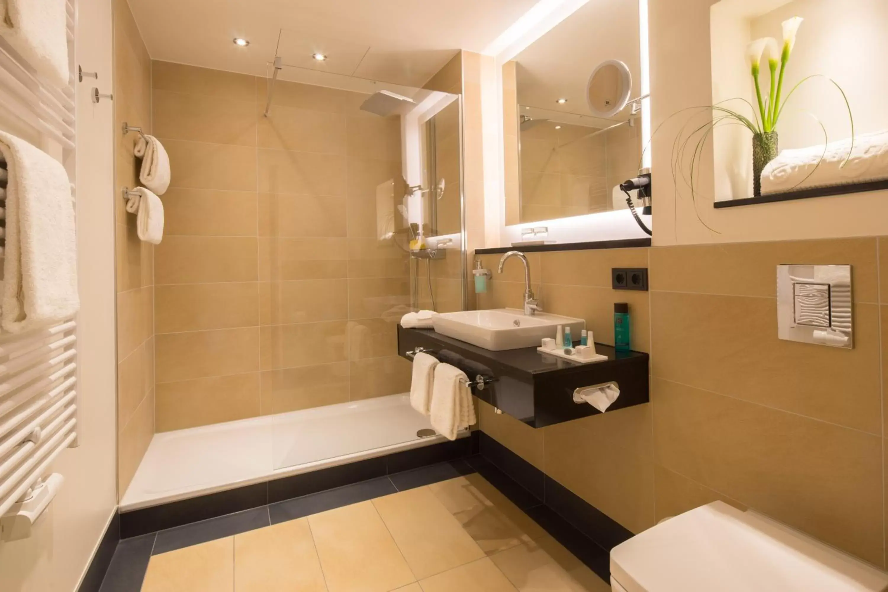 Shower, Bathroom in Hotel Essener Hof; Sure Hotel Collection by Best Western