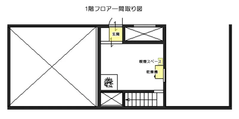 Floor plan in Kyoto Inn Higashiyama