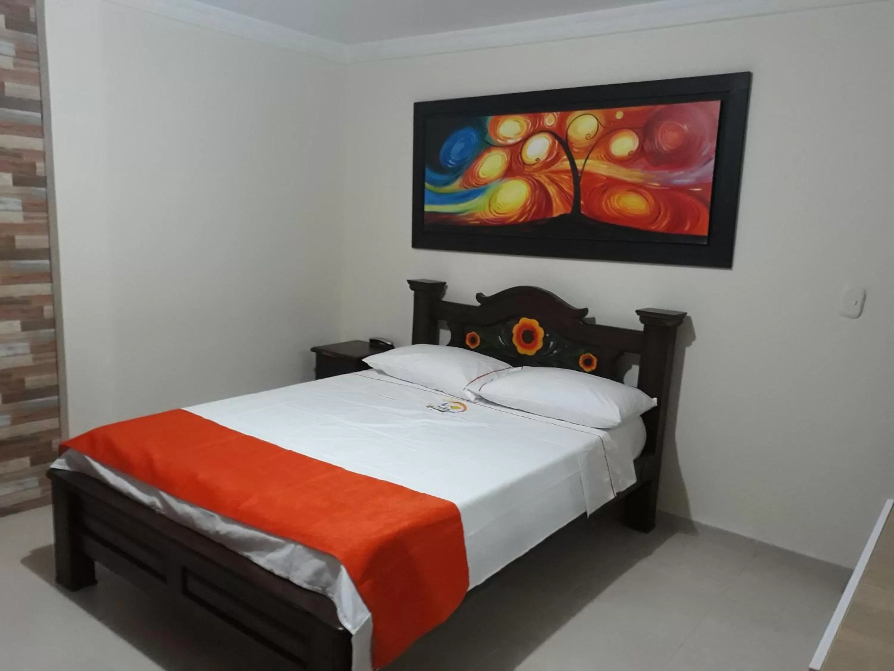 Bed in Hotel sol y Luna