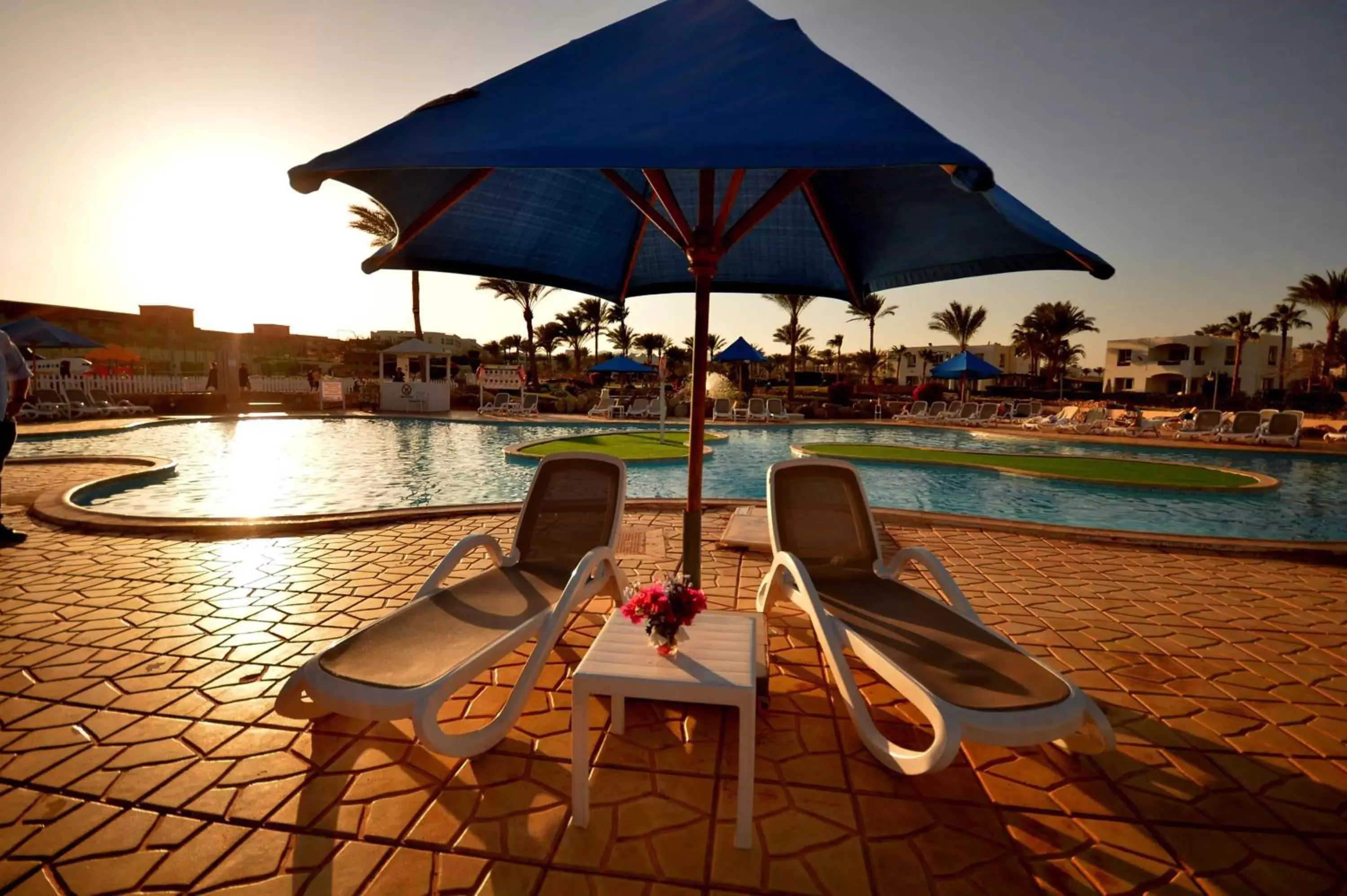 Balcony/Terrace, Swimming Pool in Aurora Oriental Resort Sharm El Sheikh