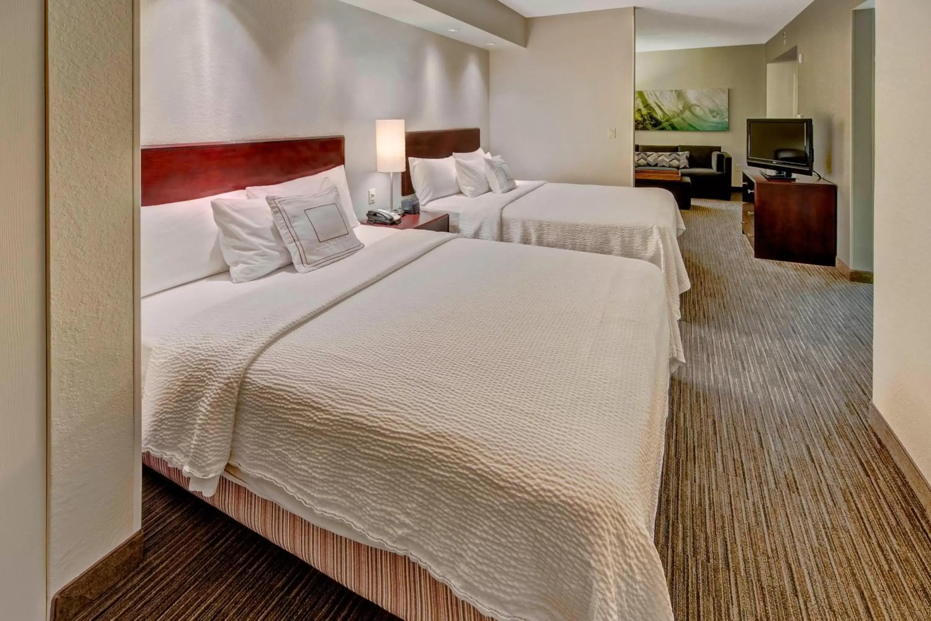 Bedroom, Bed in SpringHill Suites by Marriott Naples