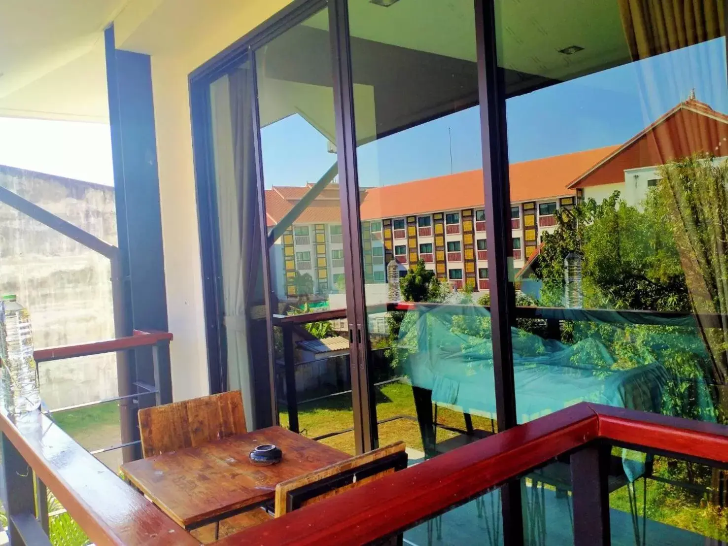 Balcony/Terrace, Pool View in Hotel De Nara-SHA Extra Plus