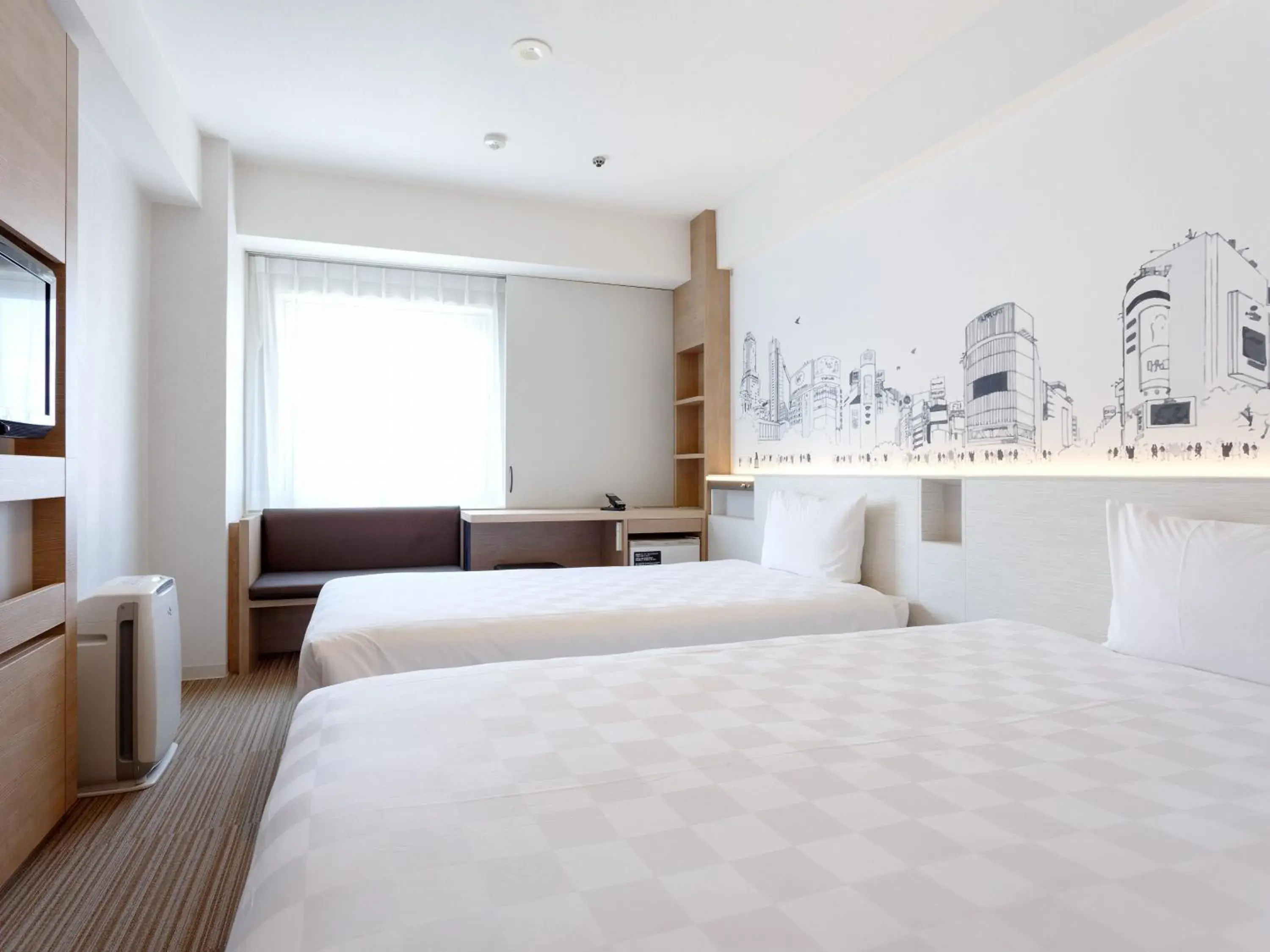 Photo of the whole room, Bed in Shibuya Tokyu Inn