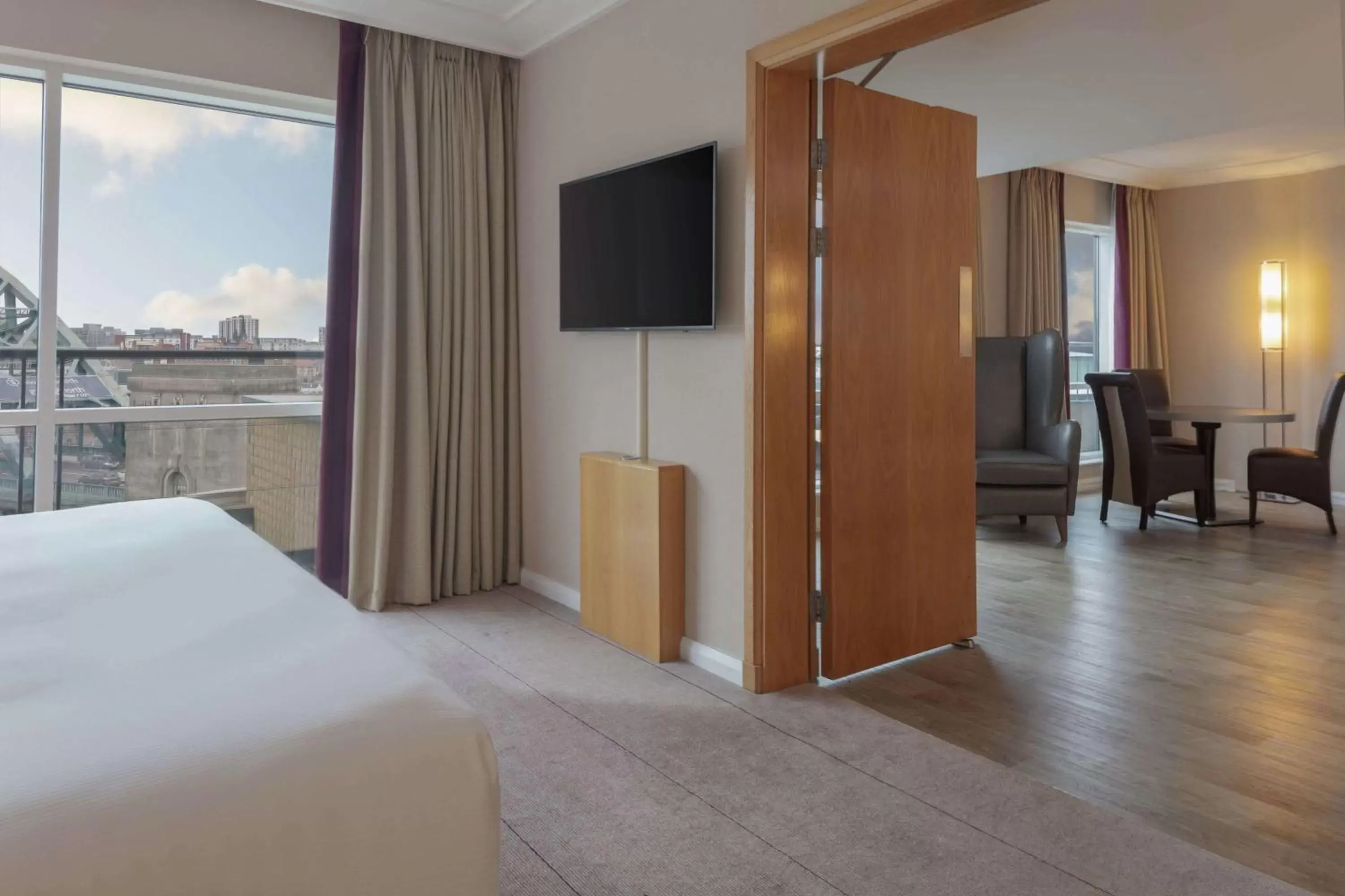 Bedroom, TV/Entertainment Center in Hilton Newcastle Gateshead