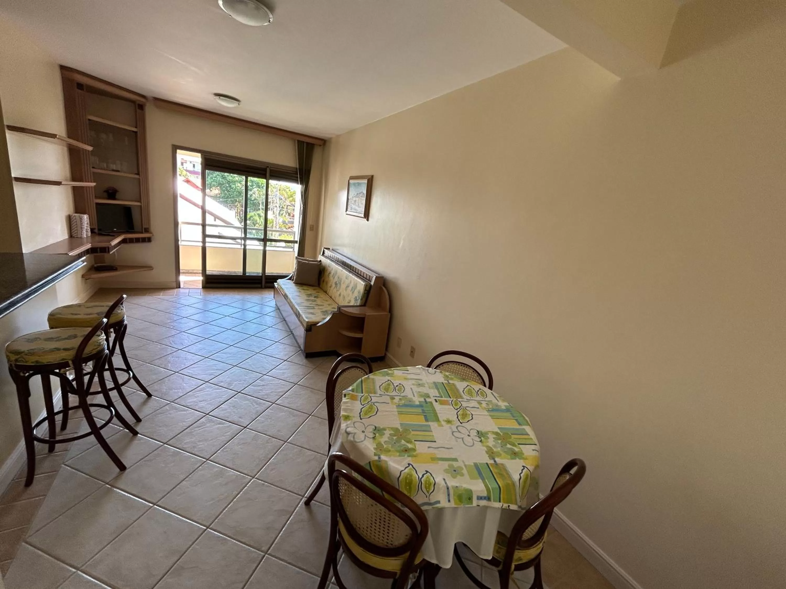 Living room in Golfinhos Apart Hotel