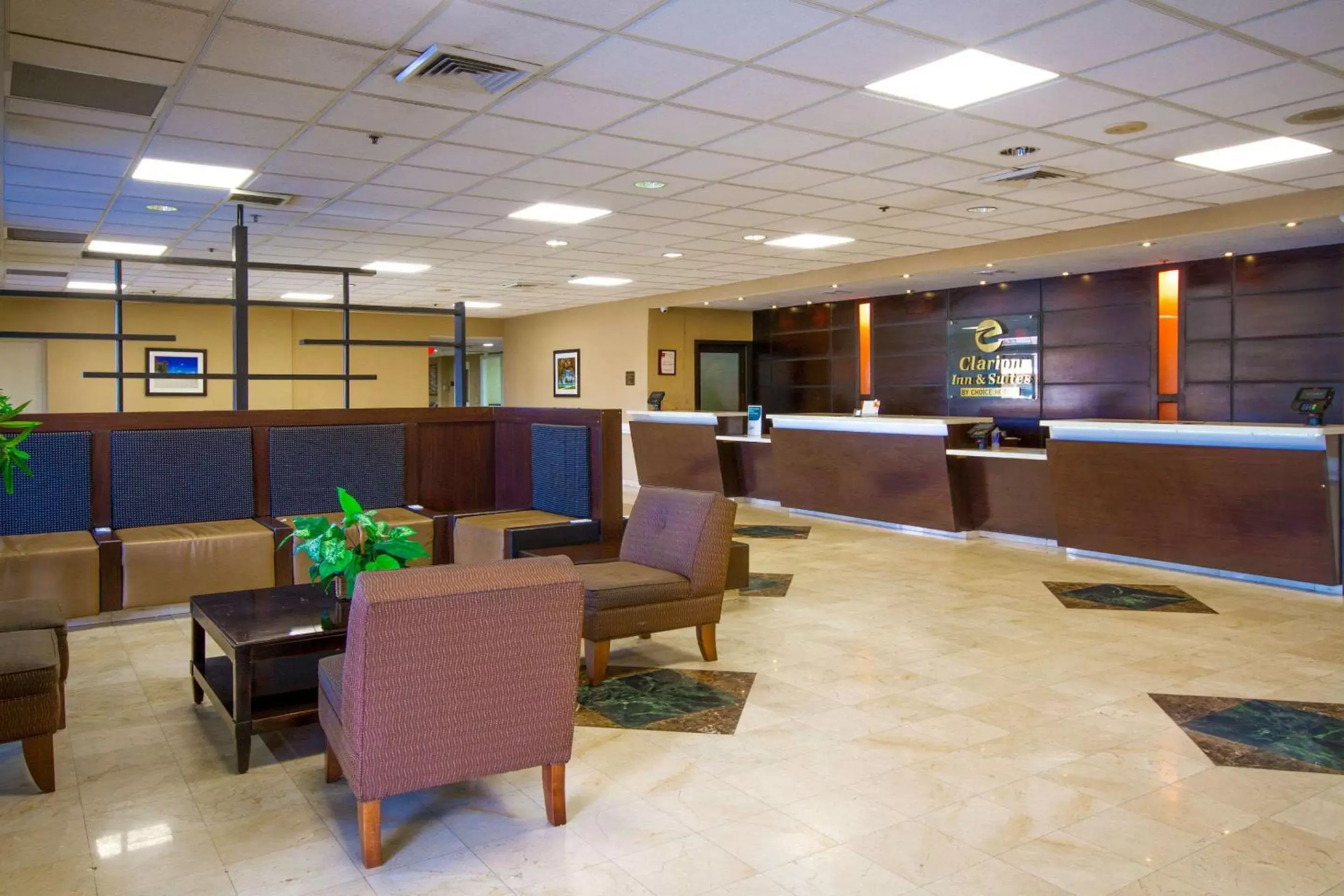 Lobby or reception, Lobby/Reception in Clarion Inn & Suites Miami International Airport