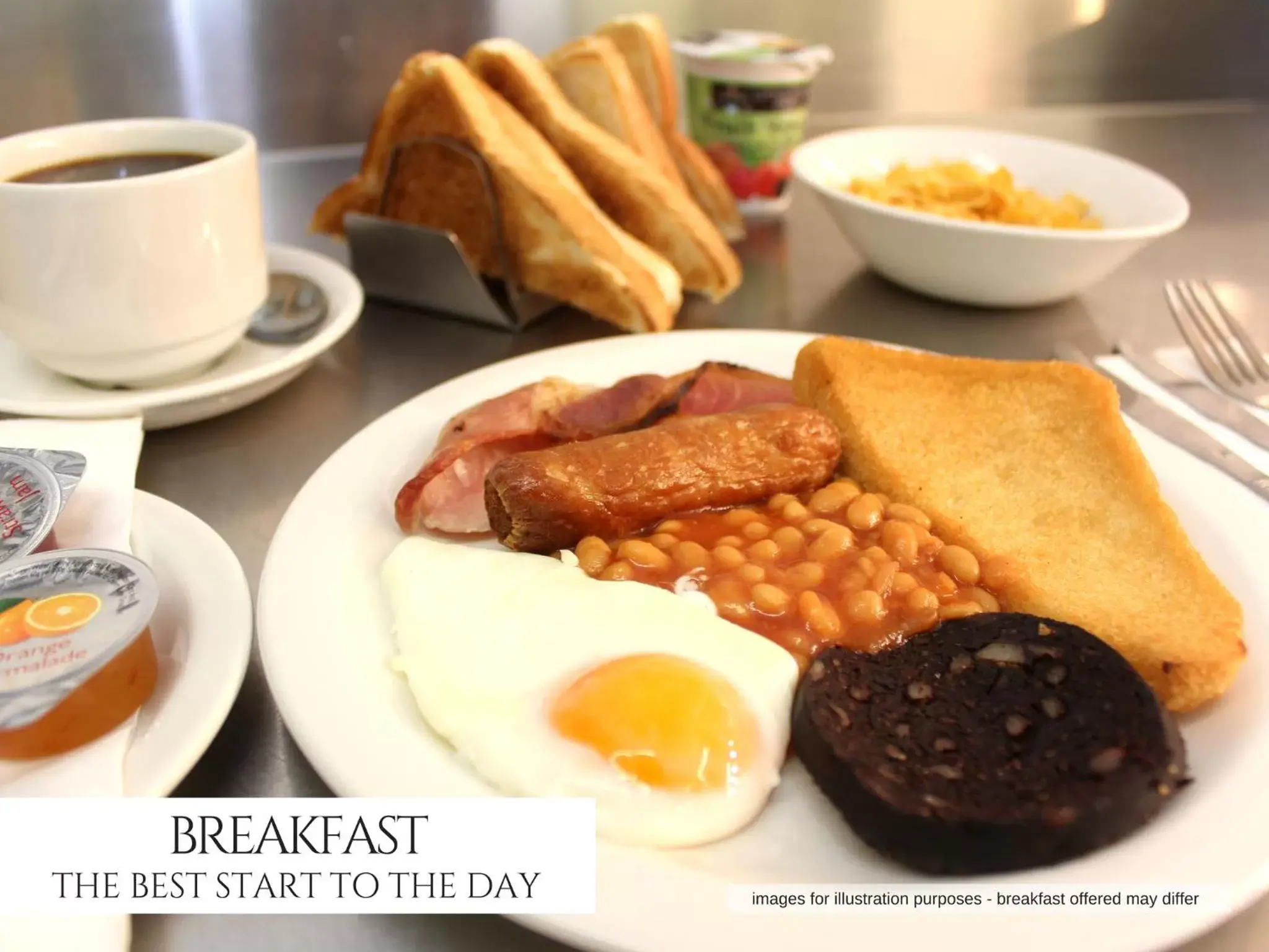 English/Irish breakfast in Royal Seabank Hotel