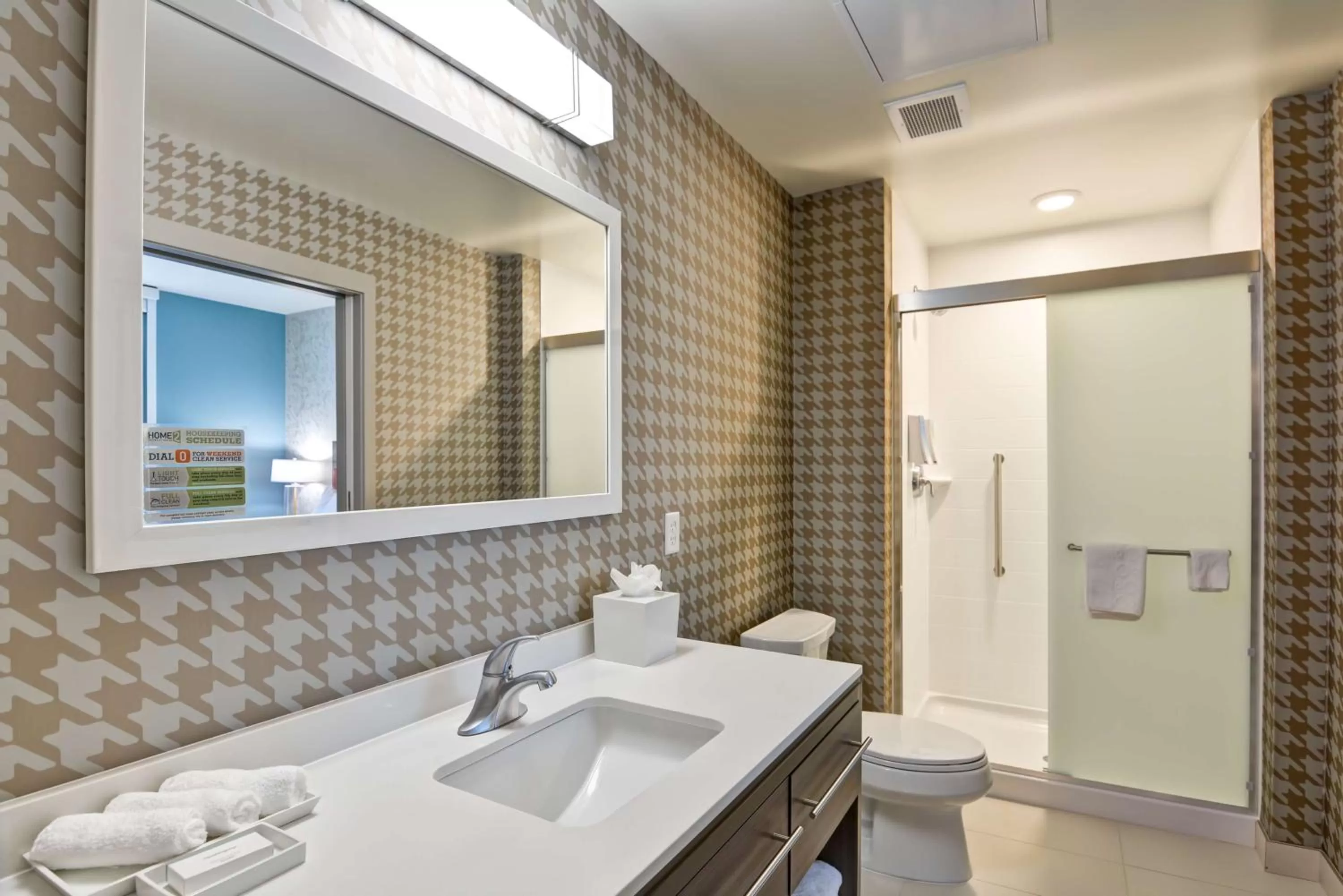 Bathroom in Home2 Suites By Hilton Lafayette