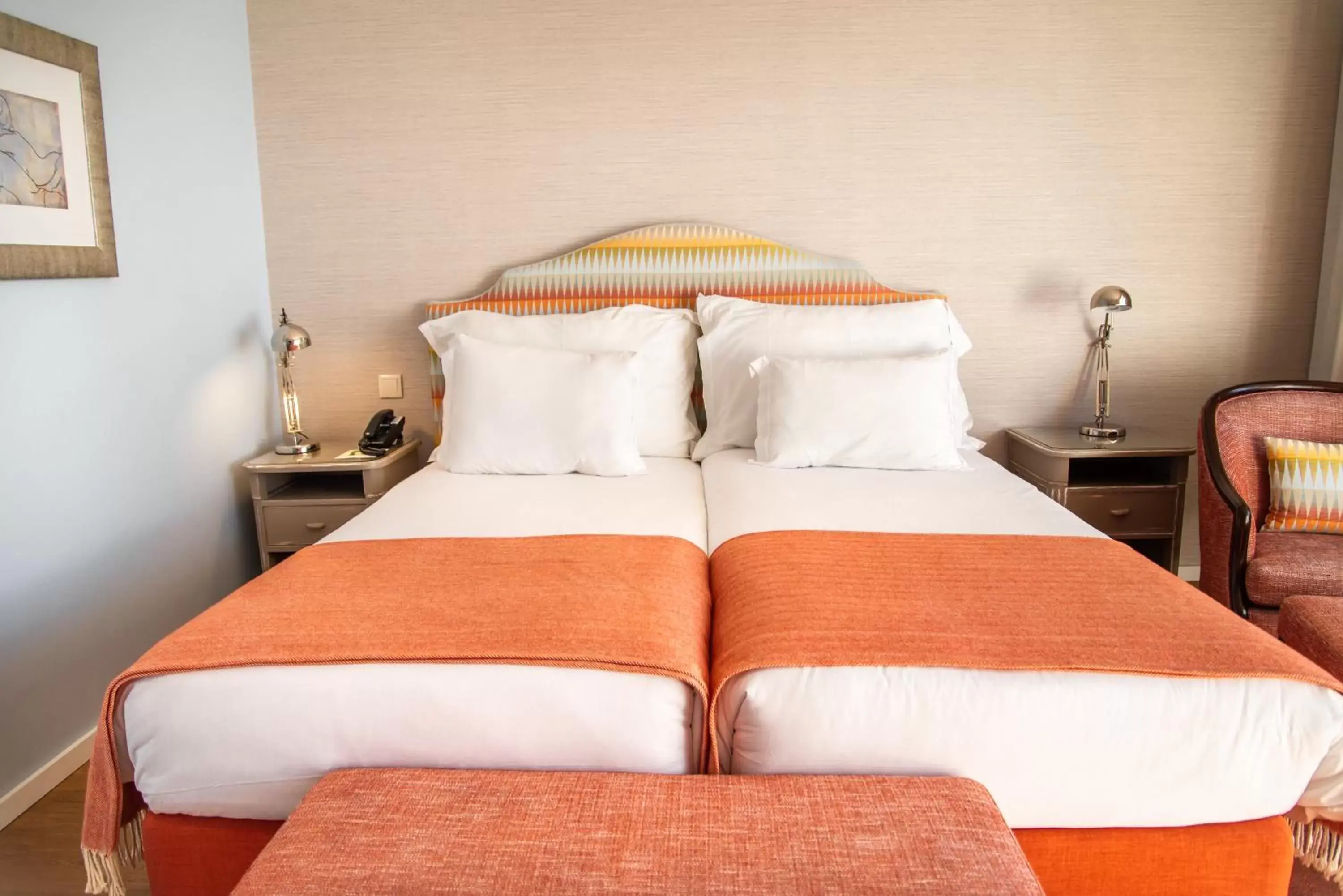 Bed in Pestana Promenade Ocean Resort Hotel