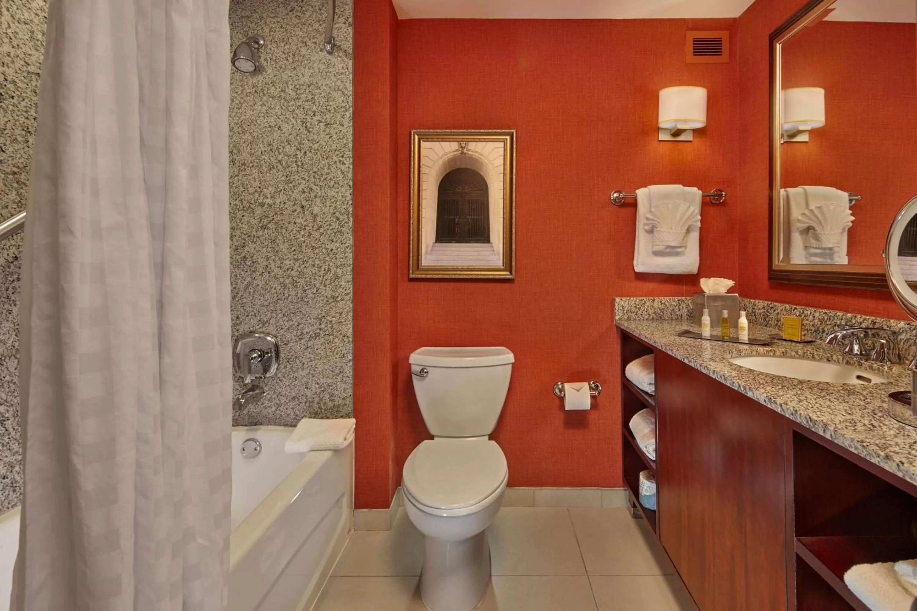 Bathroom in DoubleTree by Hilton Little Rock