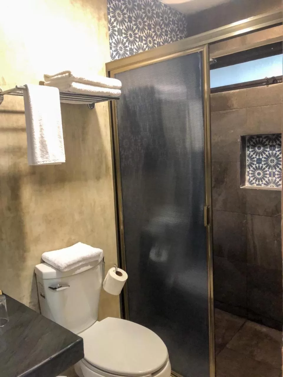 Bathroom in Hotel Boutique Bugambilias