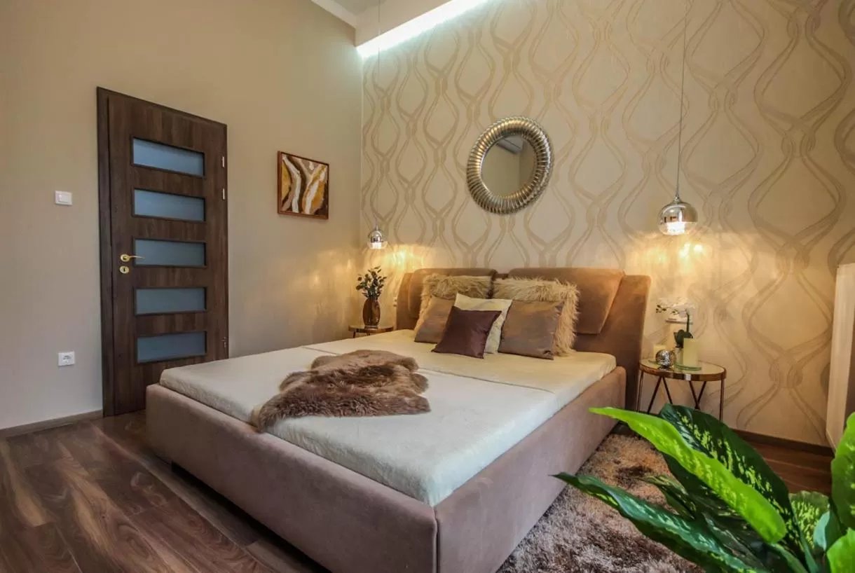 Bedroom, Bed in Bengt Apartment Dohány Str.