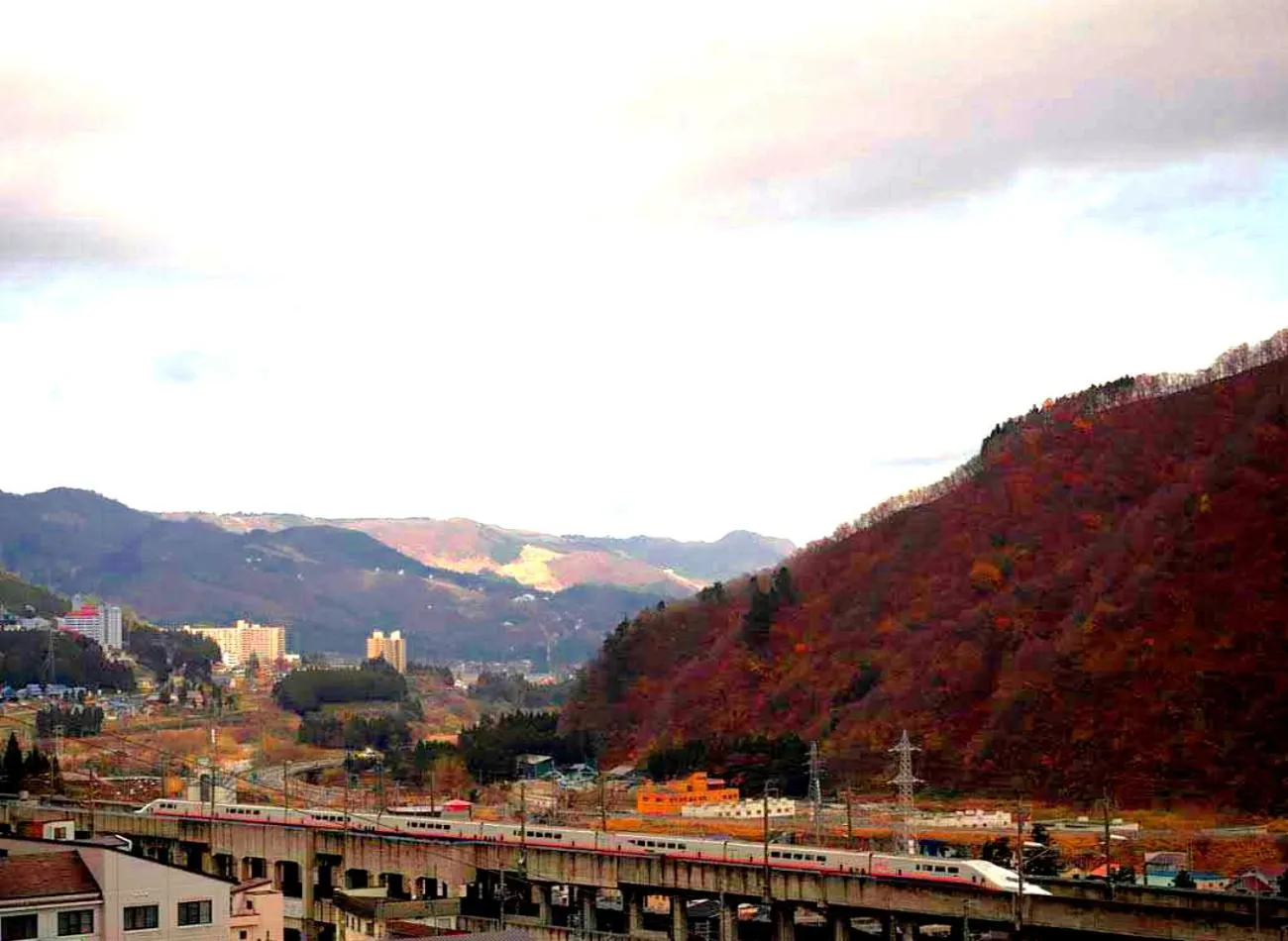 Mountain view in Yuzawa Toei Hotel