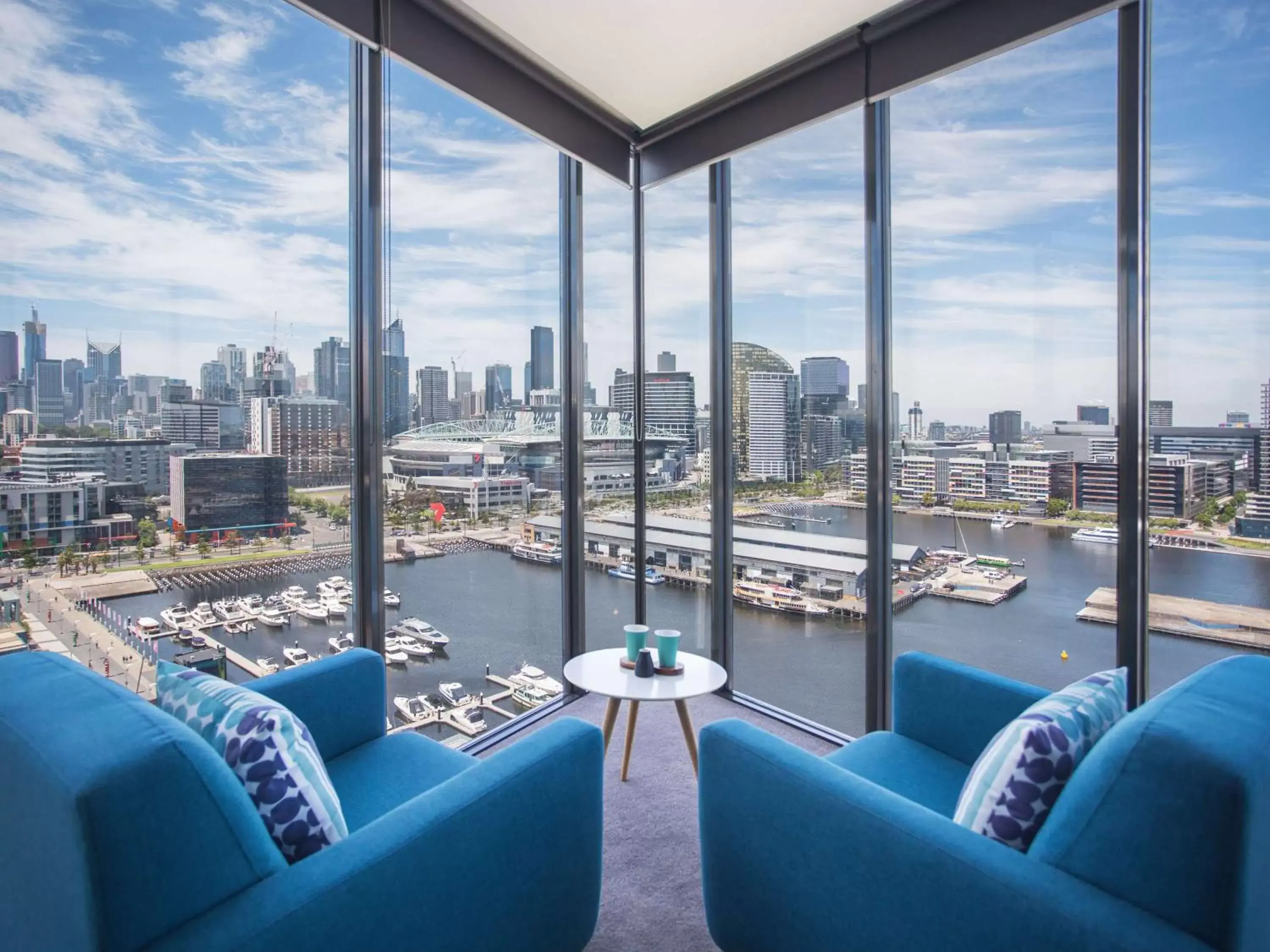 Bedroom in The Sebel Residences Melbourne Docklands Serviced Apartments