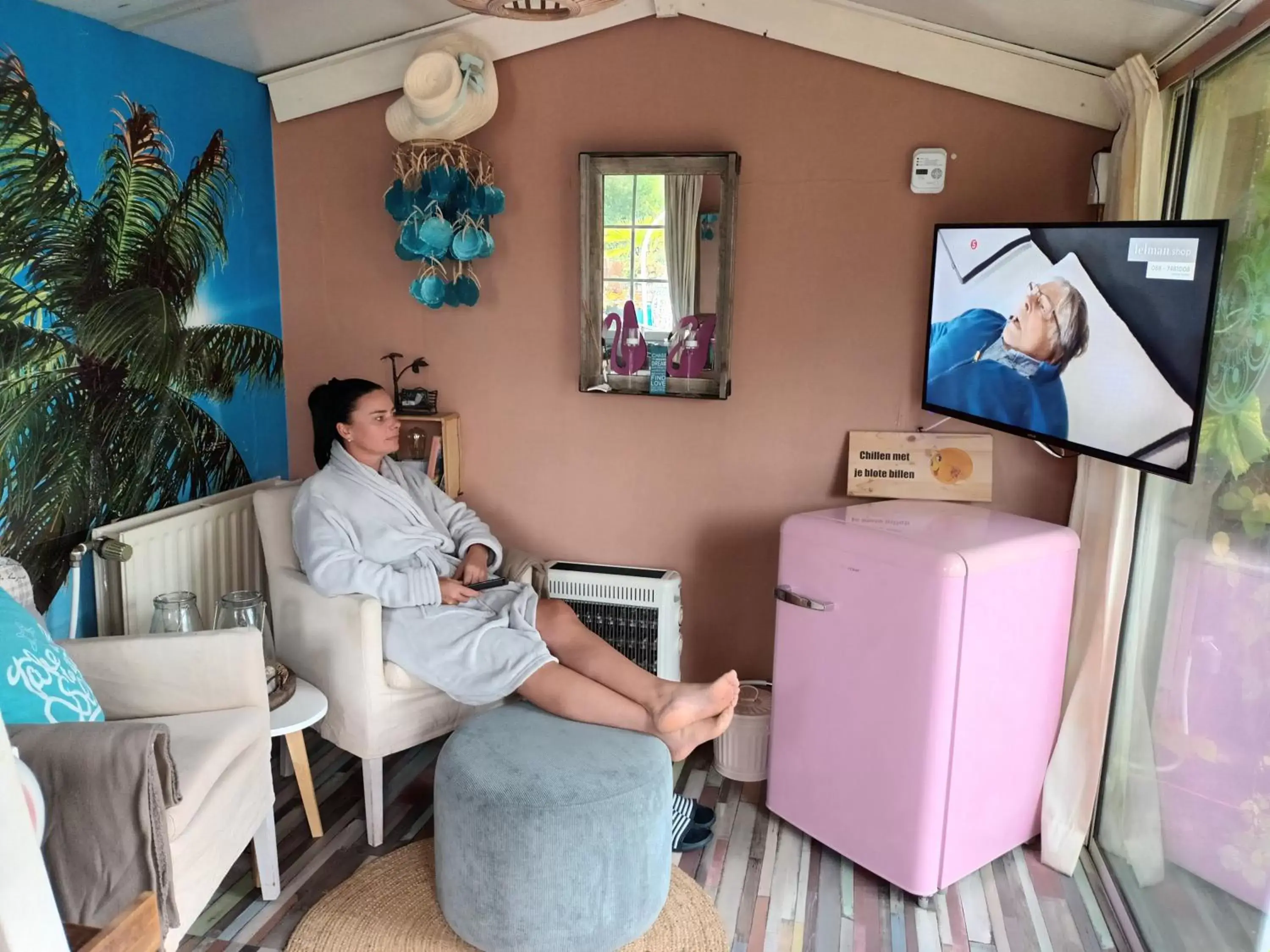 Living room, Seating Area in Naturistenlogement Wellness & Beauty